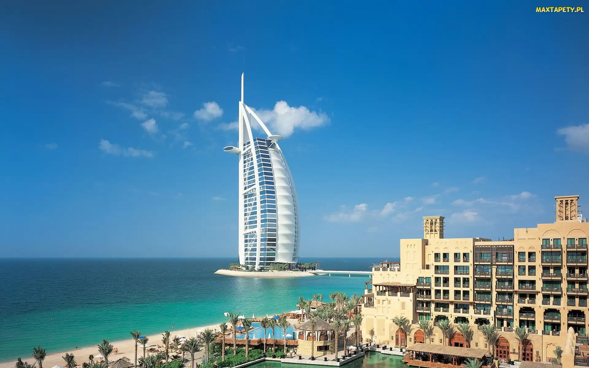 Dubaj, Plaża, Hotel
