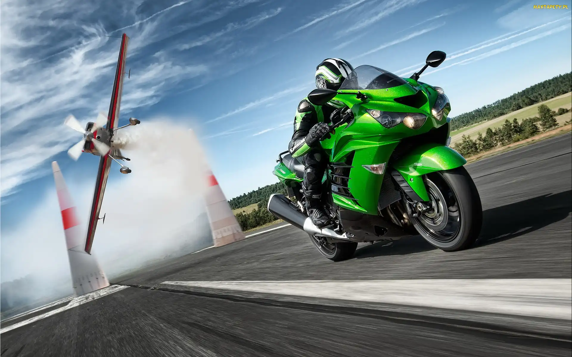 Droga, Samolot, Kawasaki ZZR 1200