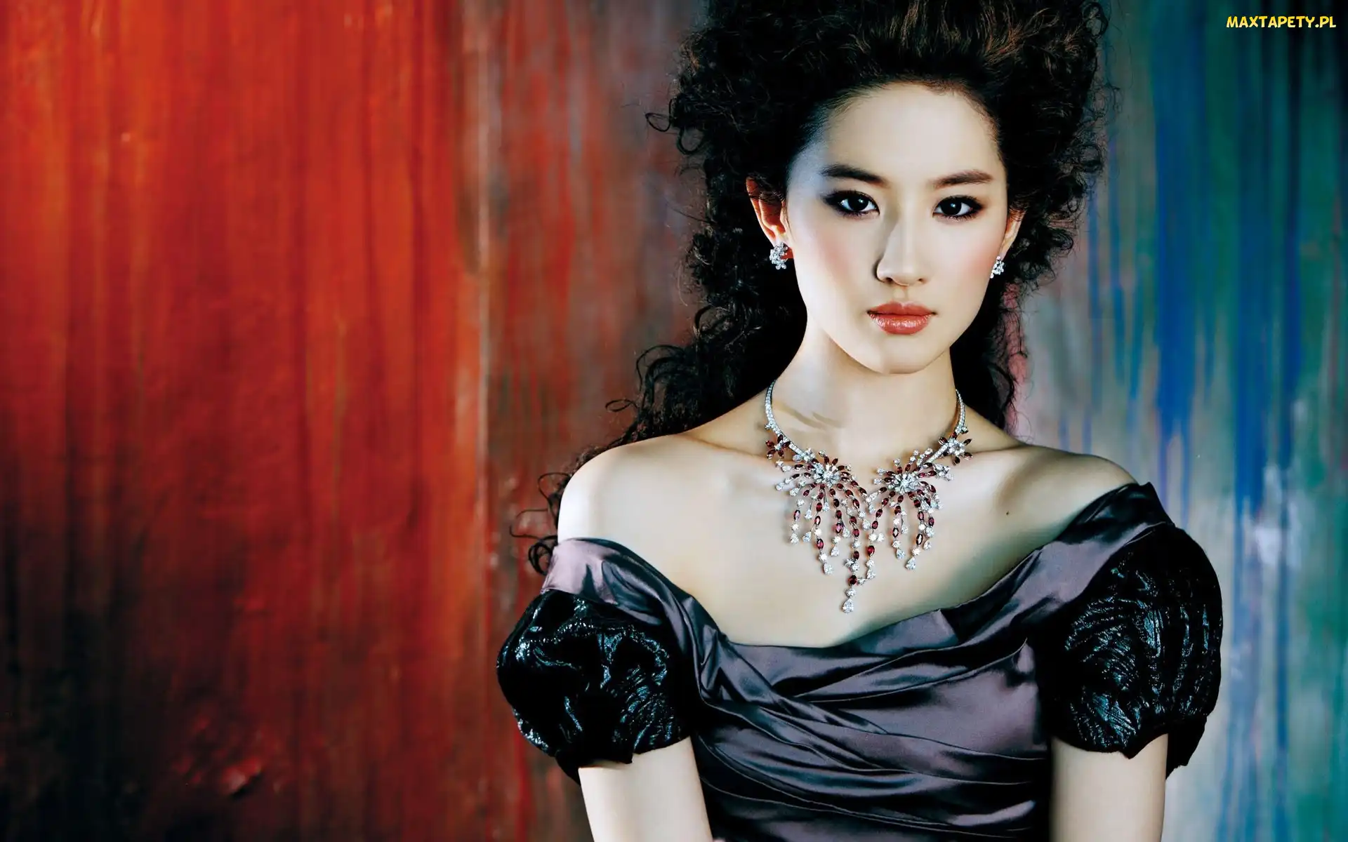 Aktorka, Sukienka, Czarna, Liu Yifei
