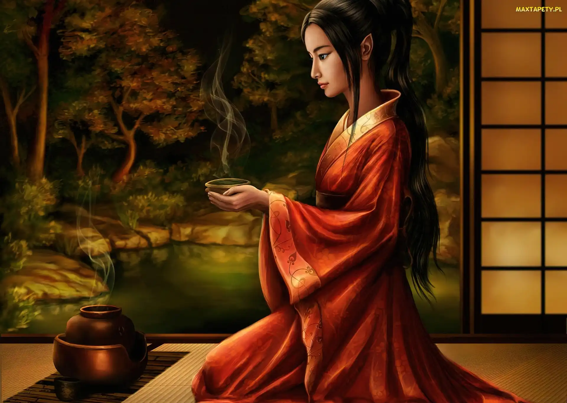 Kimono, Czarka, Kobieta
