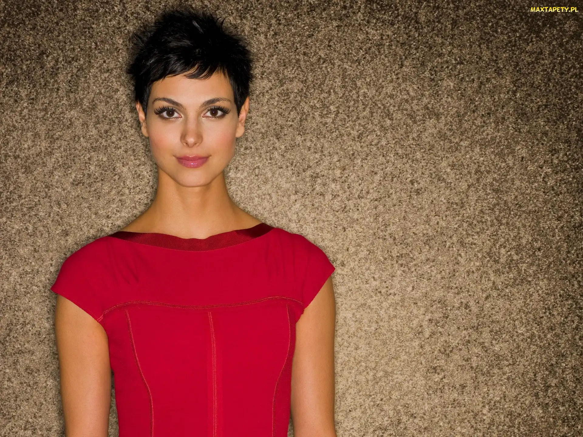 Czerwona, Sukienka, Morena Baccarin