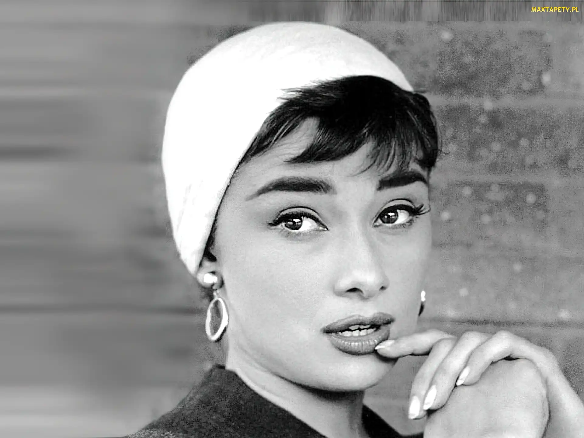 Ręce, Czapka, Audrey Hepburn, Aktorka