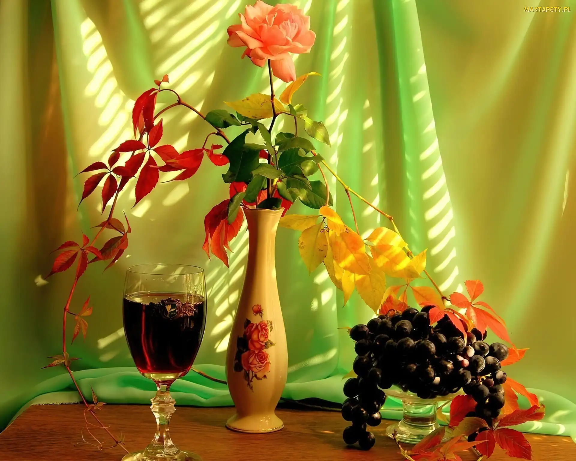 Wino, Winogrona, Jesienny, Bukiet