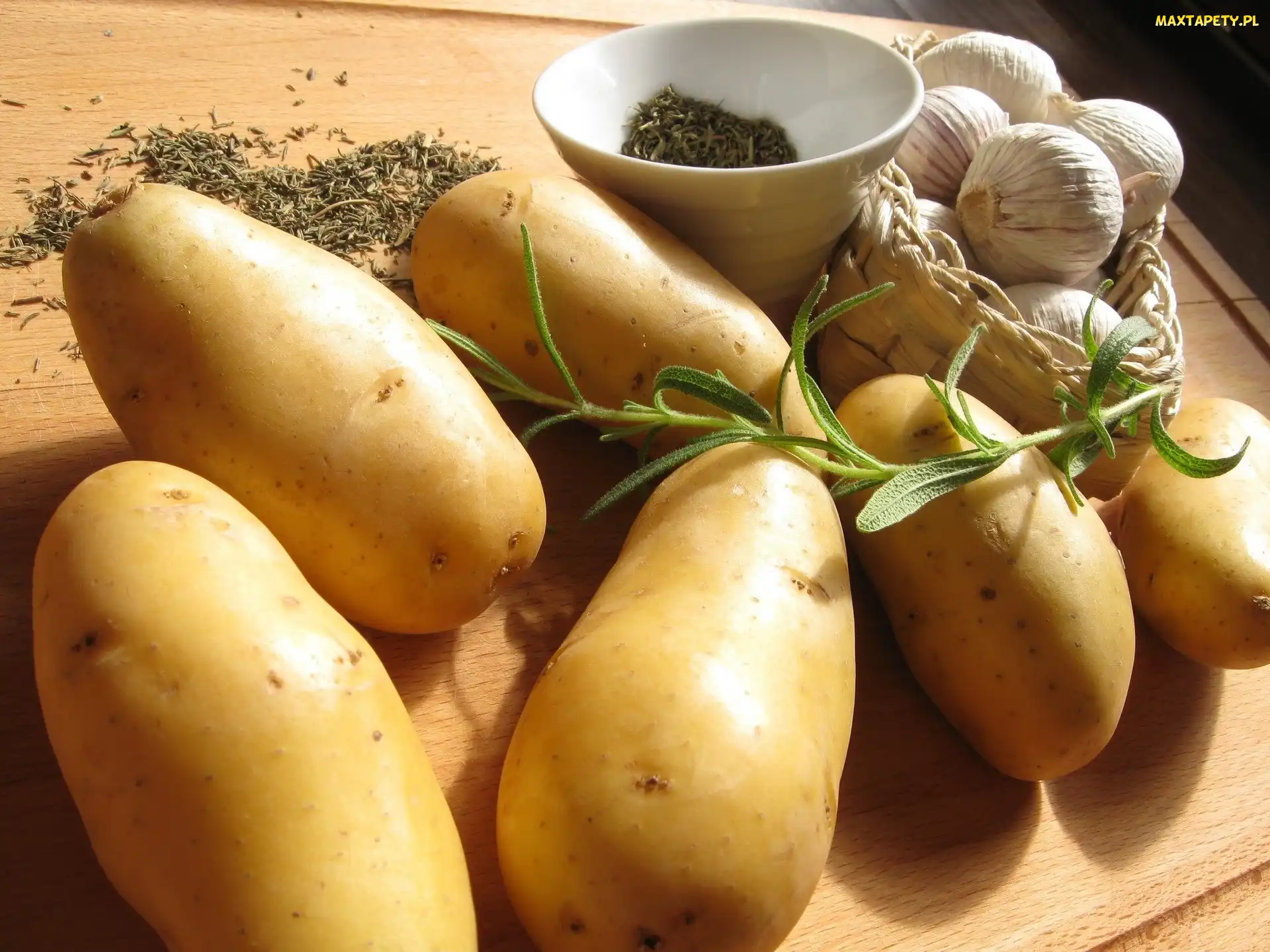 Przyprawy, Czosnek, Dorodne, Ziemniaki