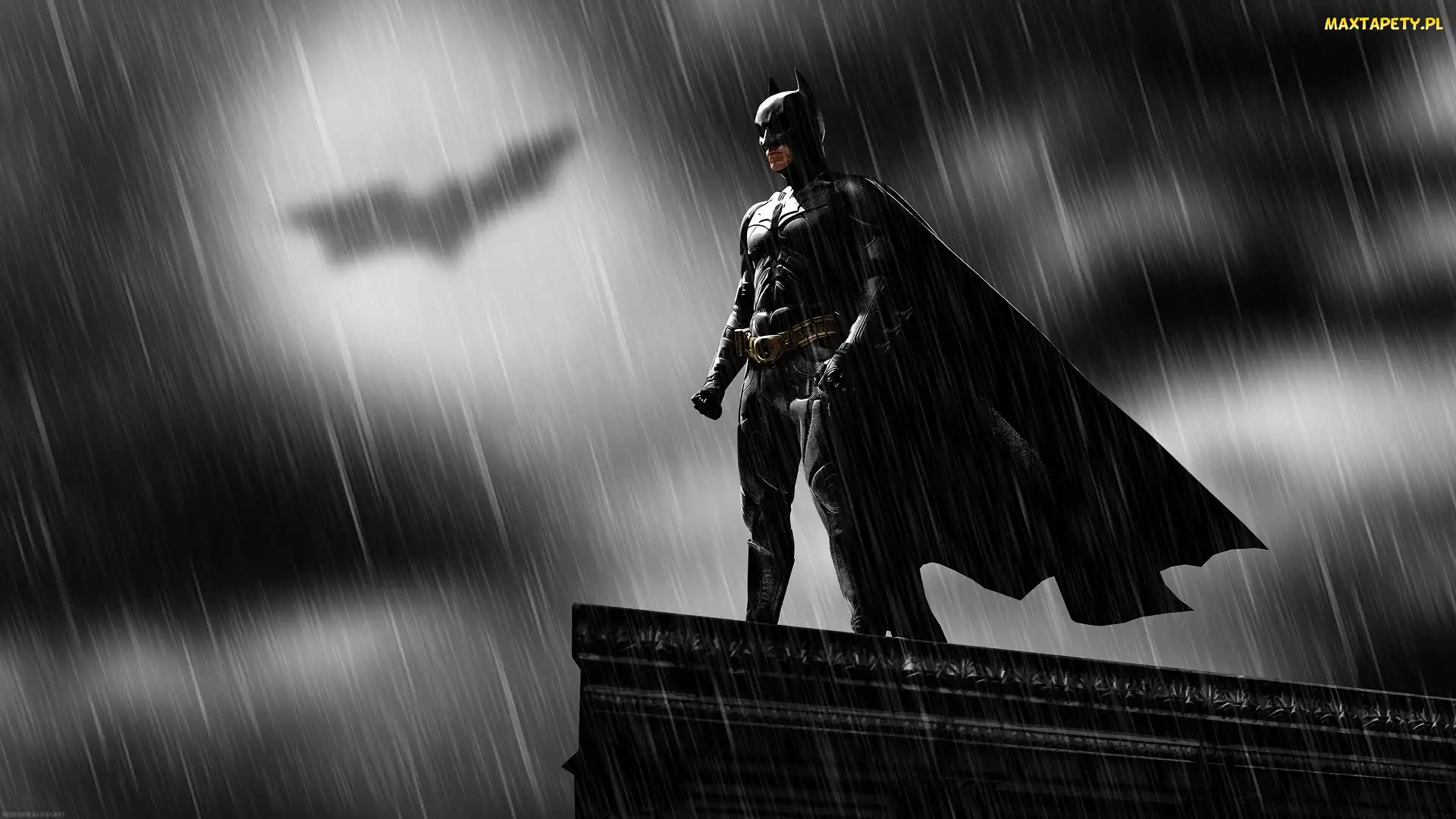 Dach, Deszcz, Batman