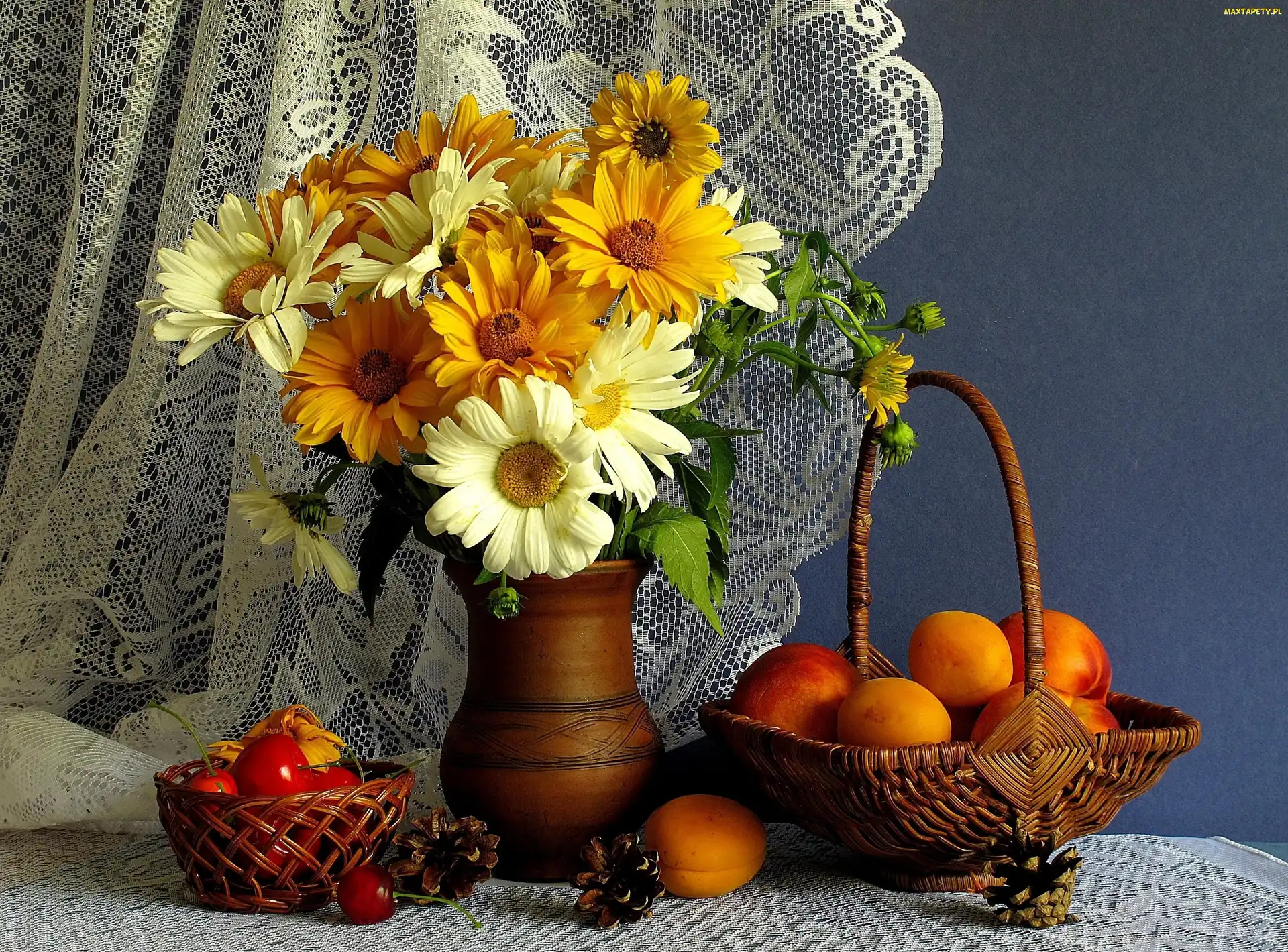 Pomarańcze, Koszyk, Margerytki