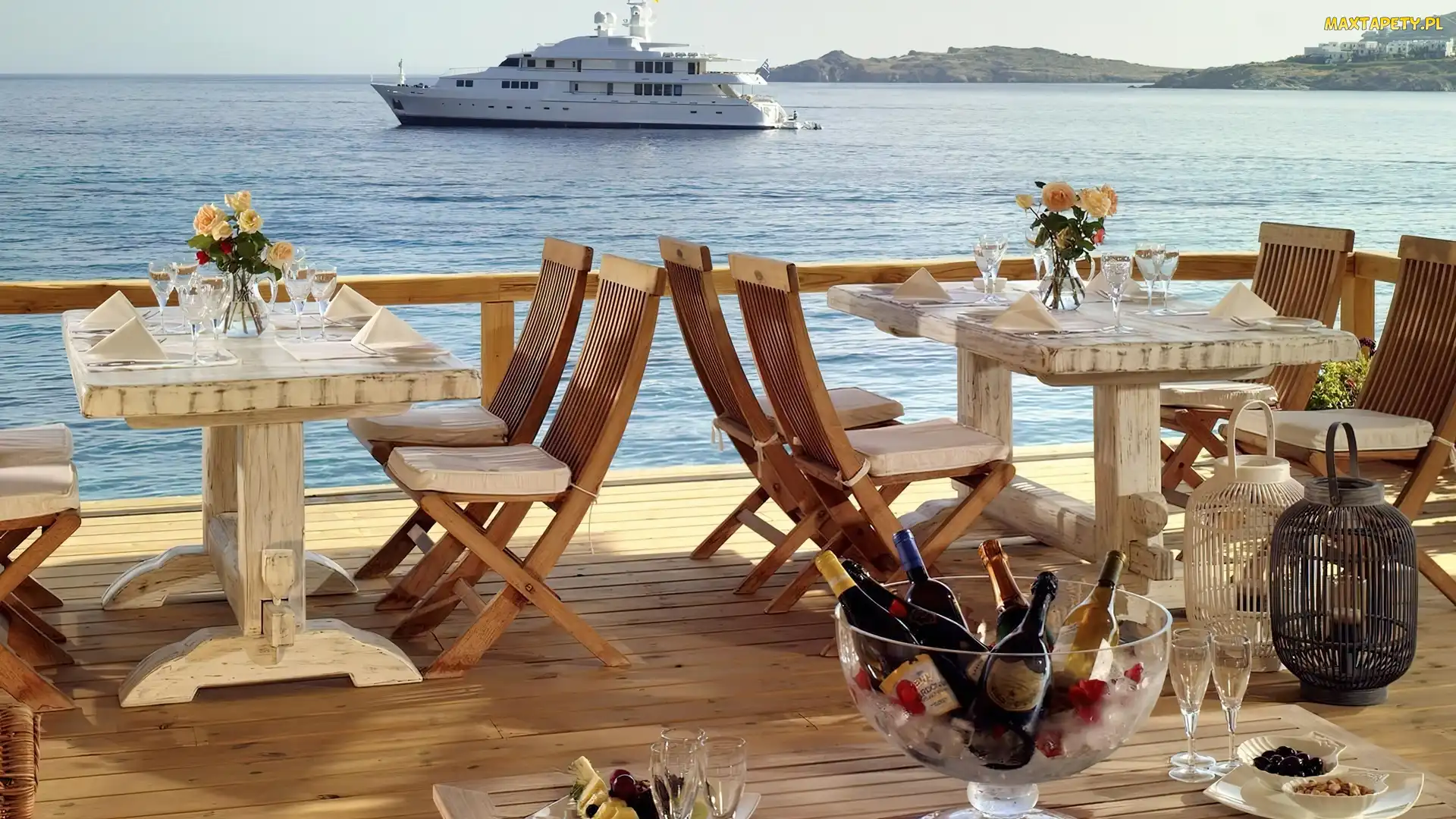 Morze, Statek, Restauracja