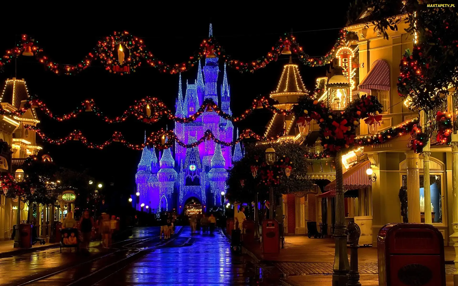 Pałac, Disneyland, Park, Rozrywki