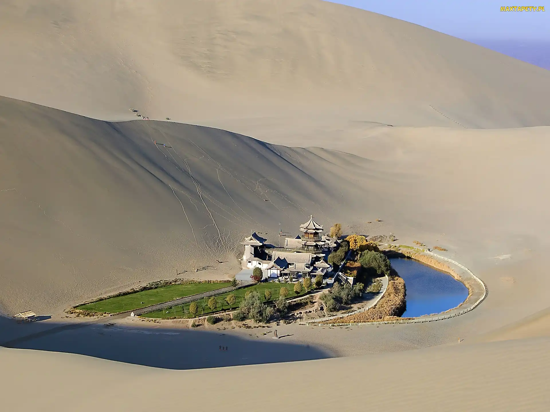 Chiny, Oaza, Dunhuang, Miasto