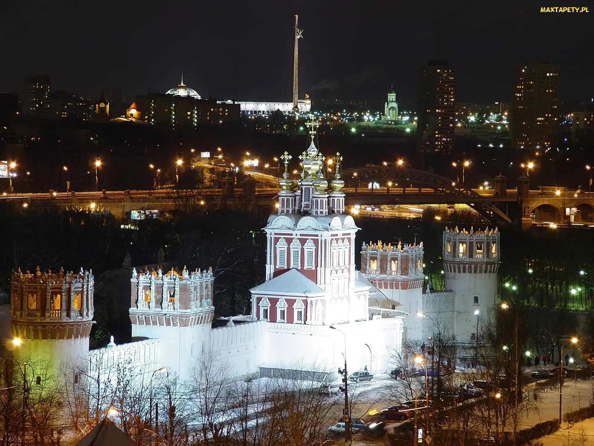 Noc, Rosja, Moskwa, Monaster Nowodziewiczy