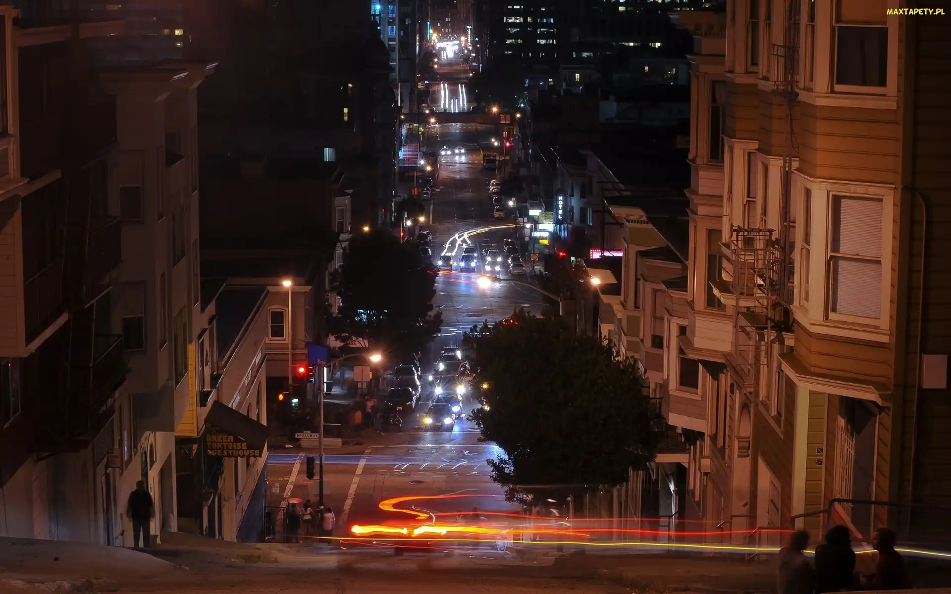 San Francisco, Światła, Noc