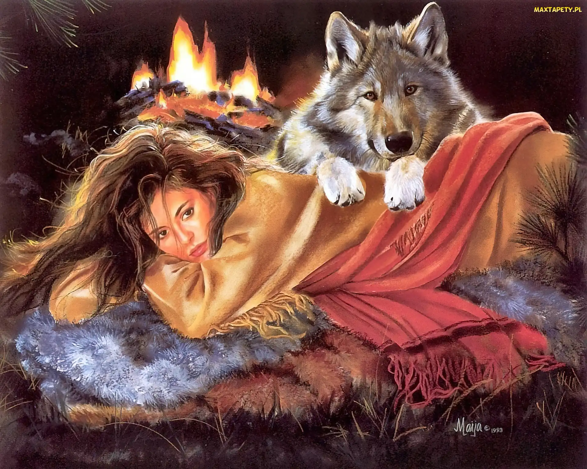 Wilk, Las, Indianka