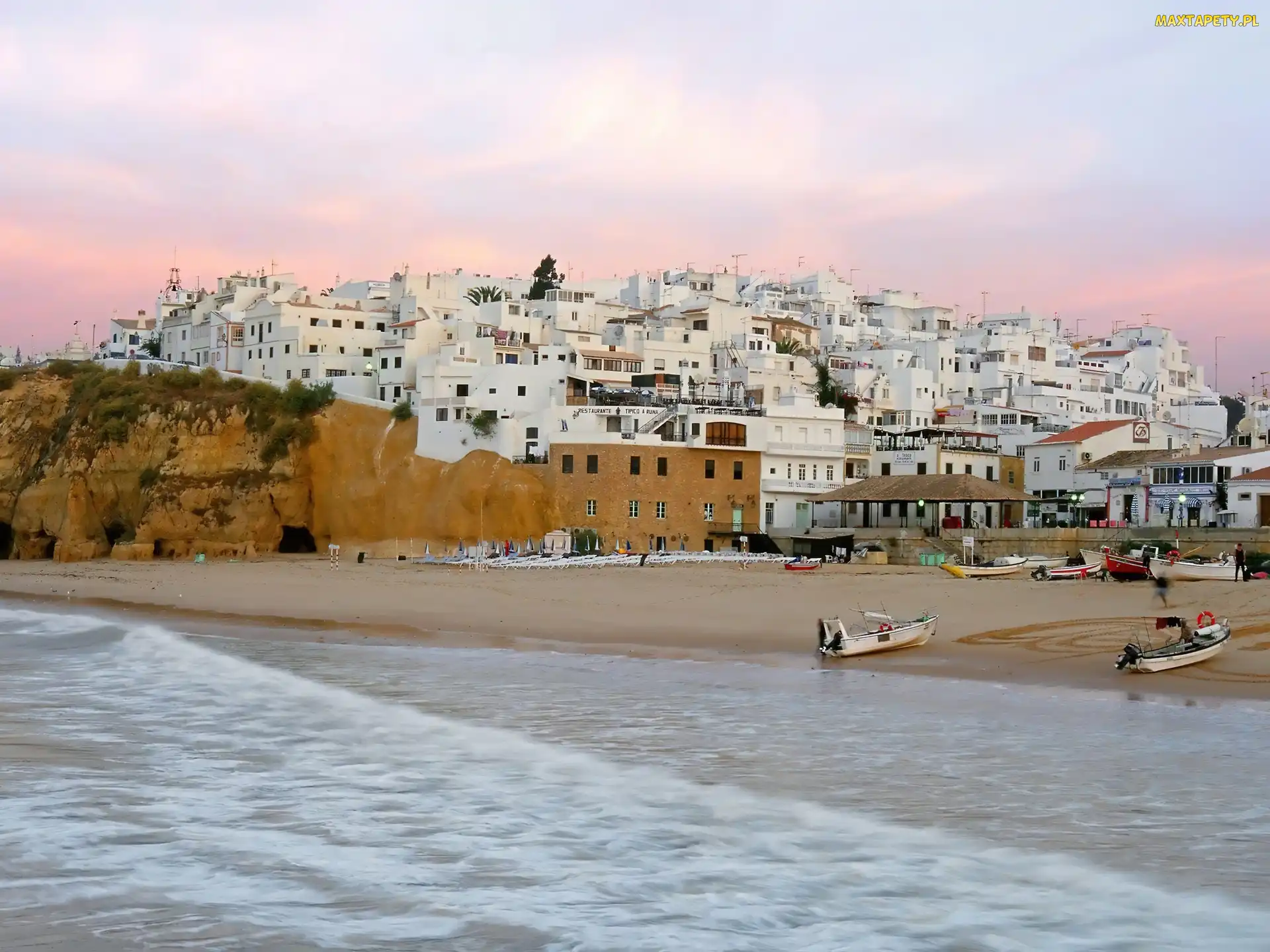 Portugalia, Domy, Morze, Albufeira