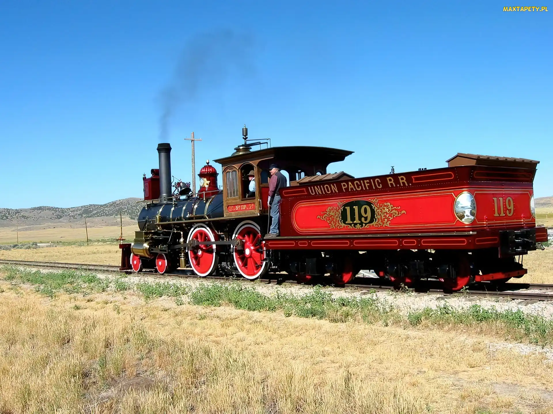 Lokomotywa, Trawa, Utah