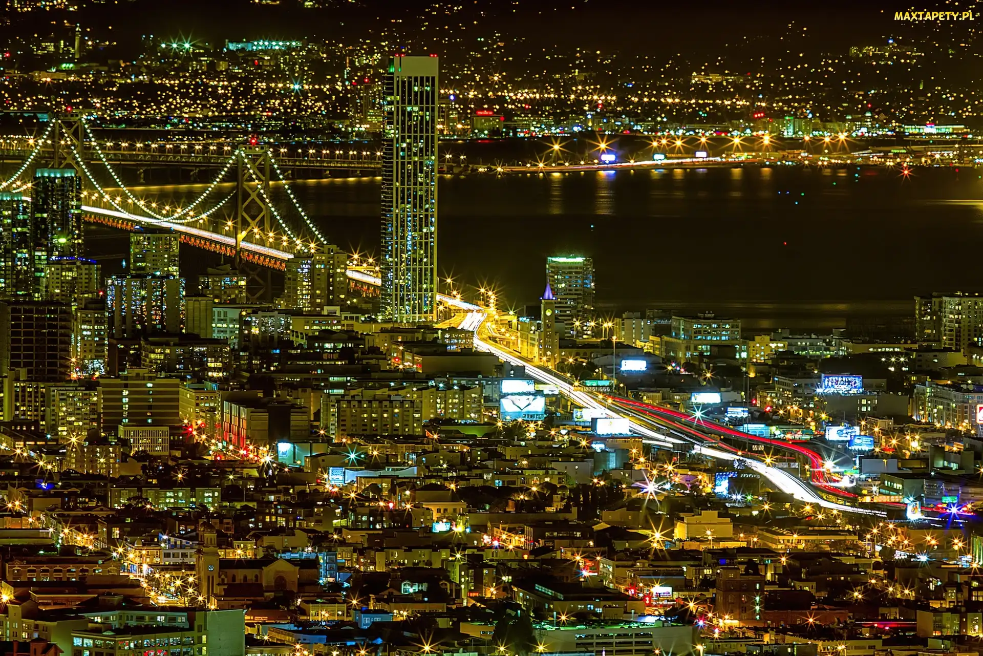Panorama, Nocą, San Francisco