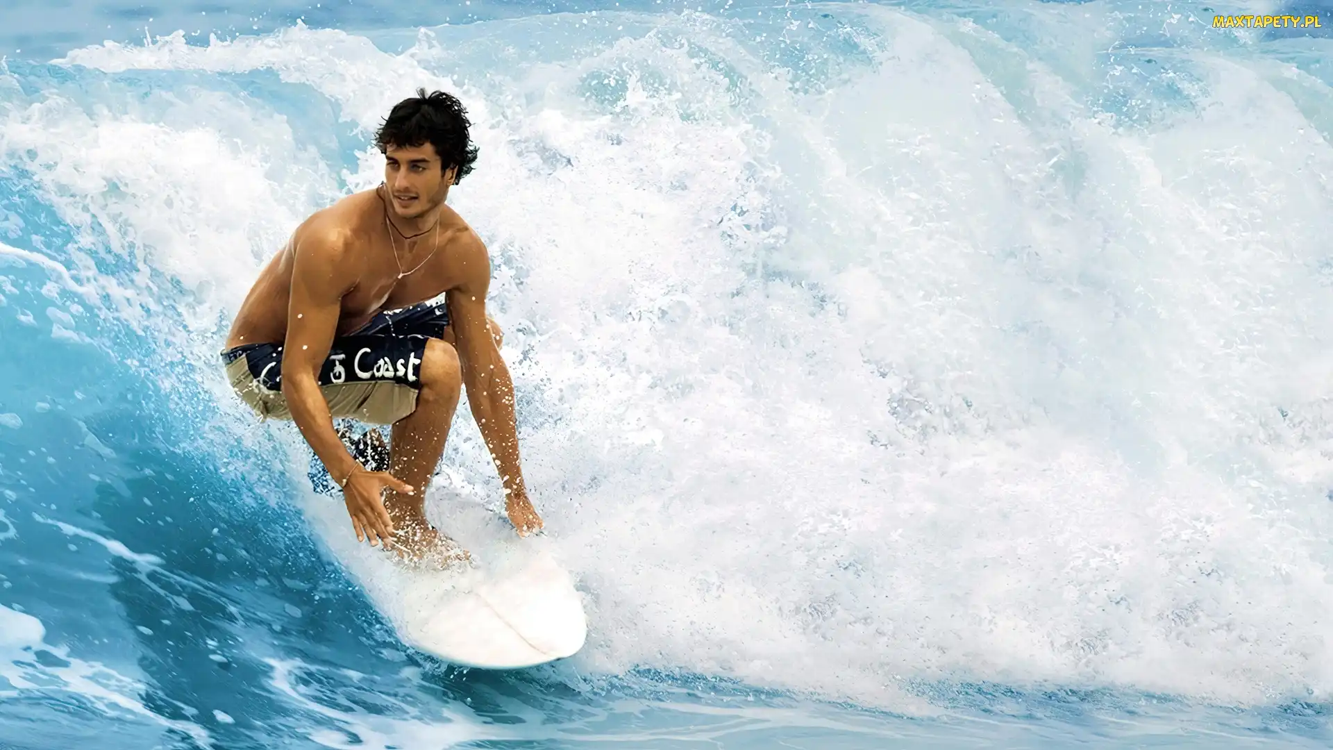 Mężczyzna, Fala, Surfing