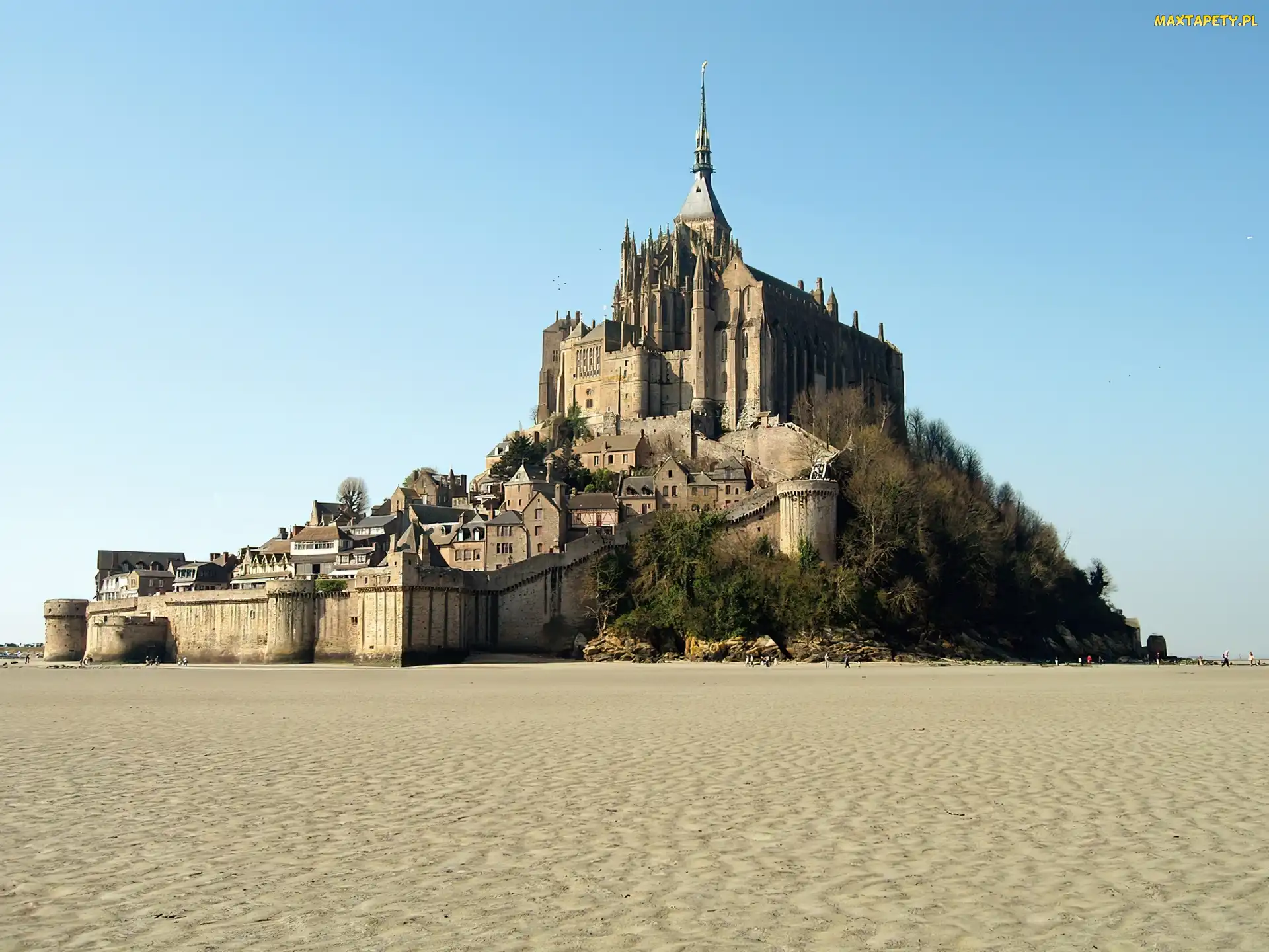 Francja, Klasztor, Odpływ, Wyspa, Mont Saint-Michel