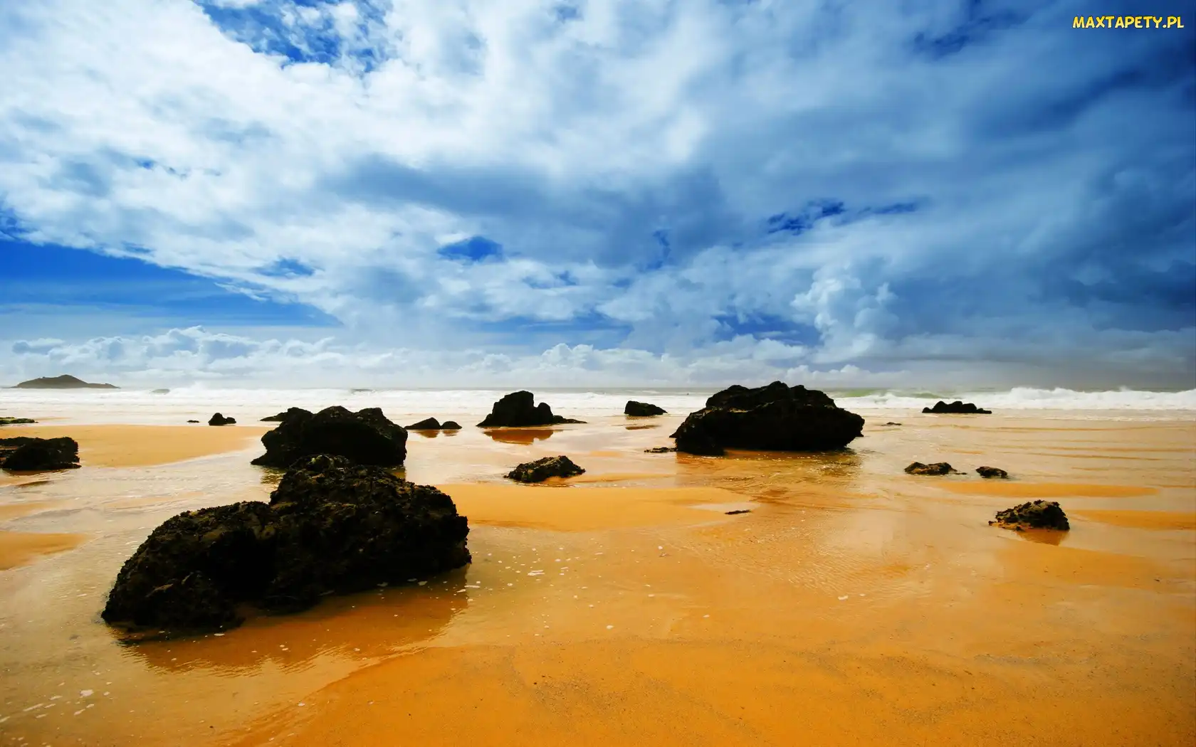 Na, Plaży, Skały