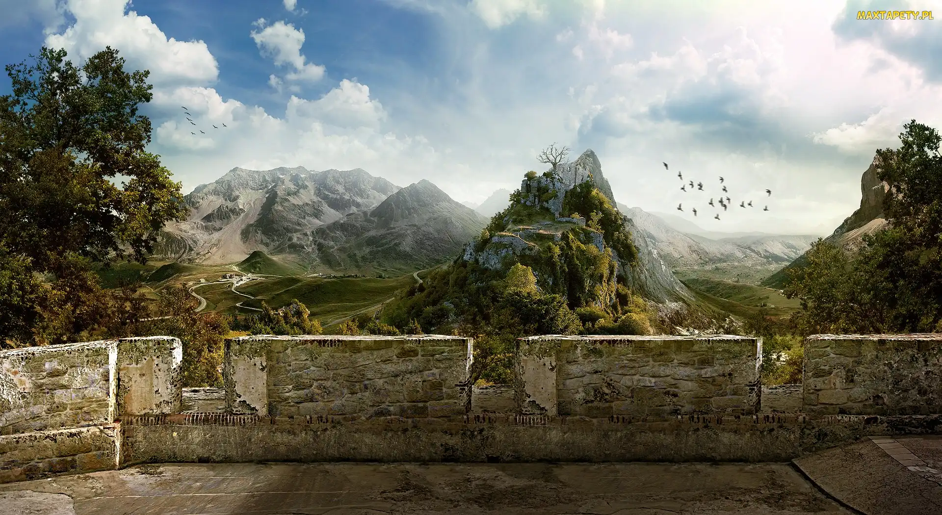 Góry, Baszta, Mur