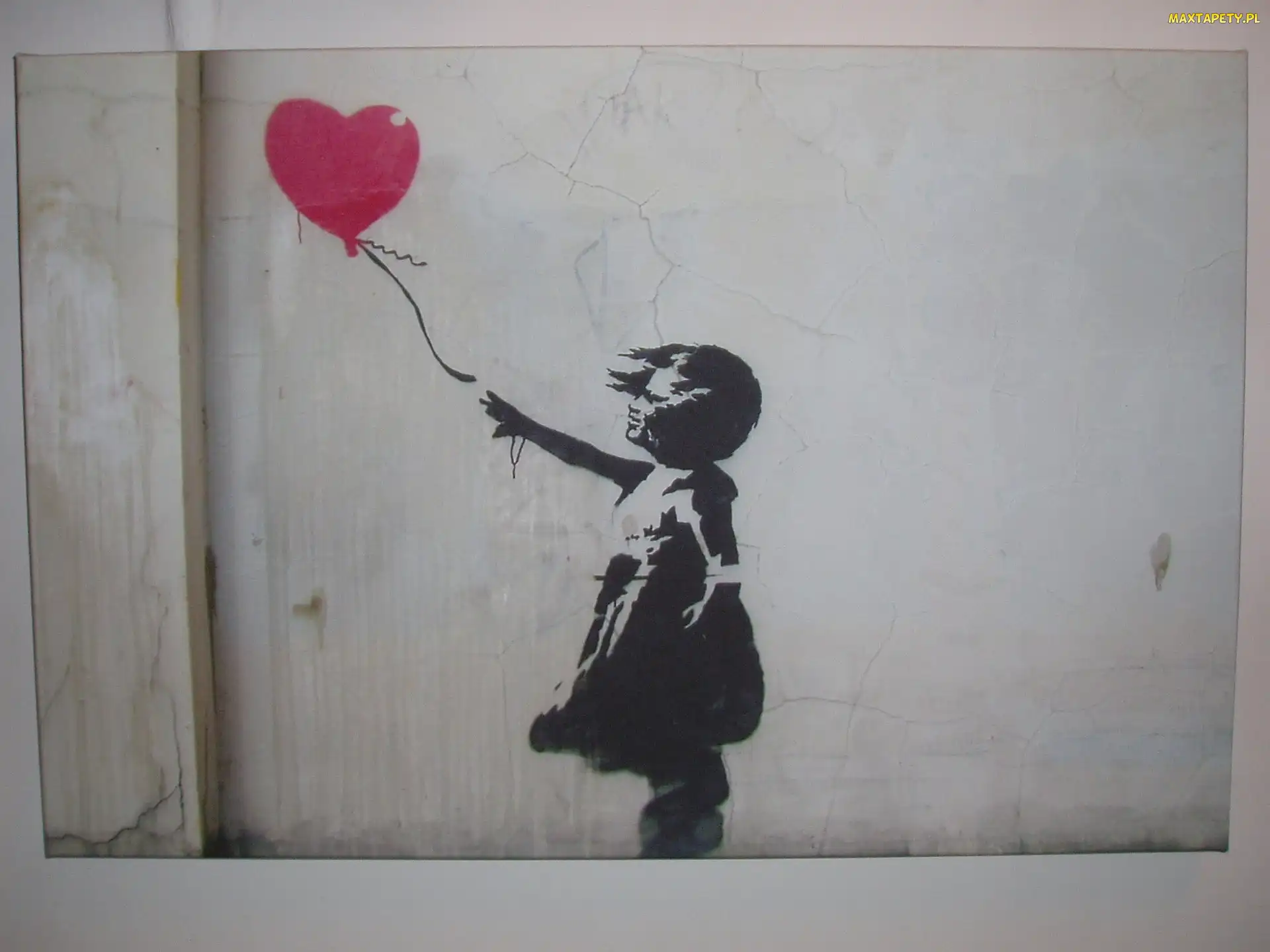 Banksy, Mural, Dziewczynka, Balonik