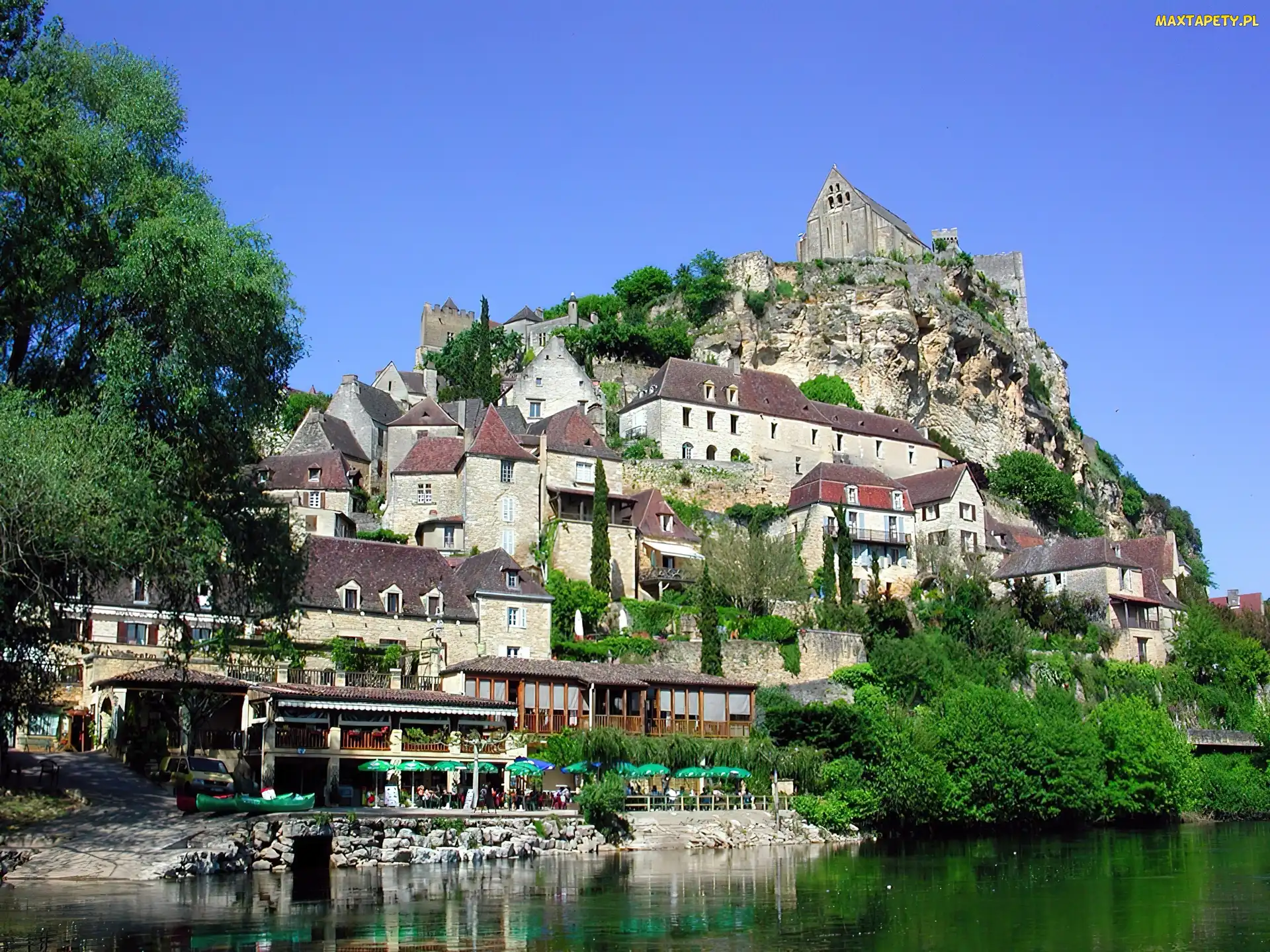 Woda, Architektura, Beynac, Francja