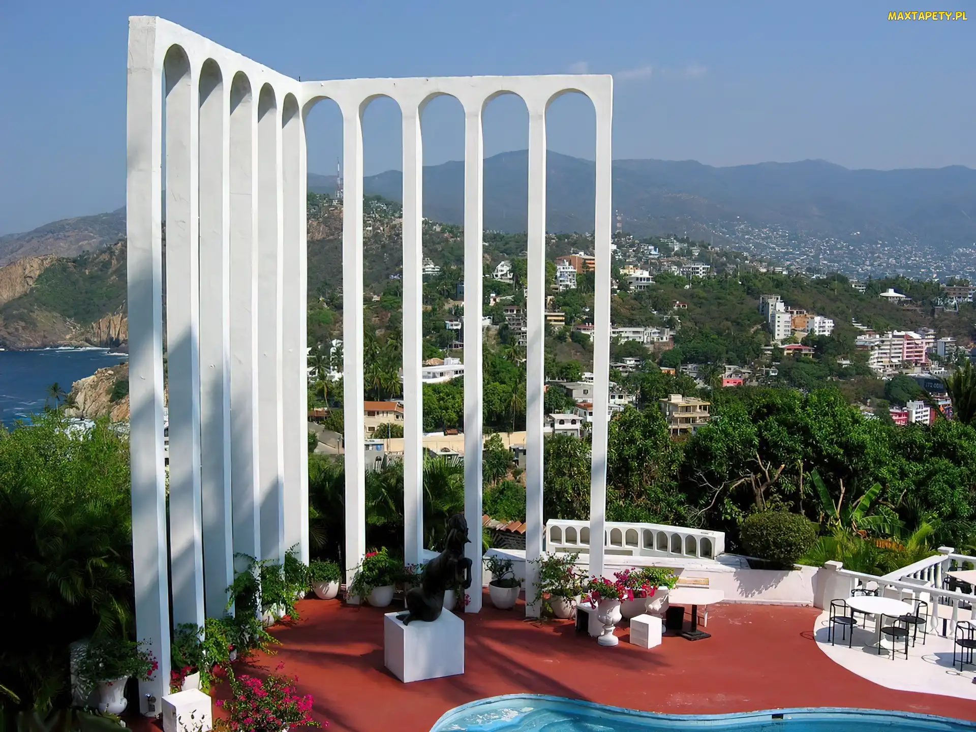 Panorama, Taras, Acapulco, Meksyk