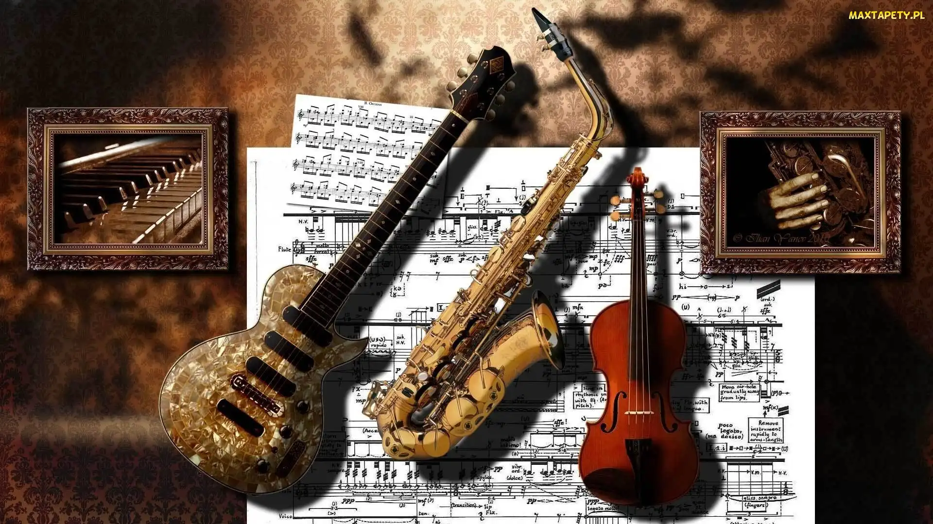 Instrumenty, Muzyczne, Nuty
