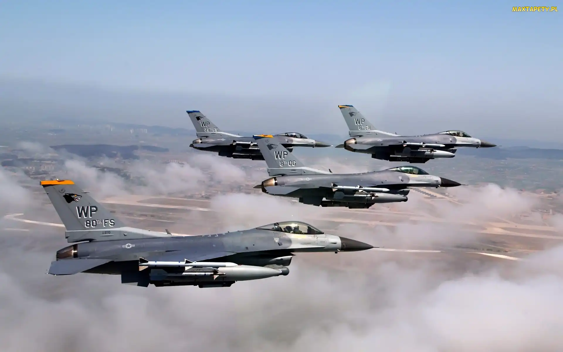 Myśliwców, F-16, Eskadra