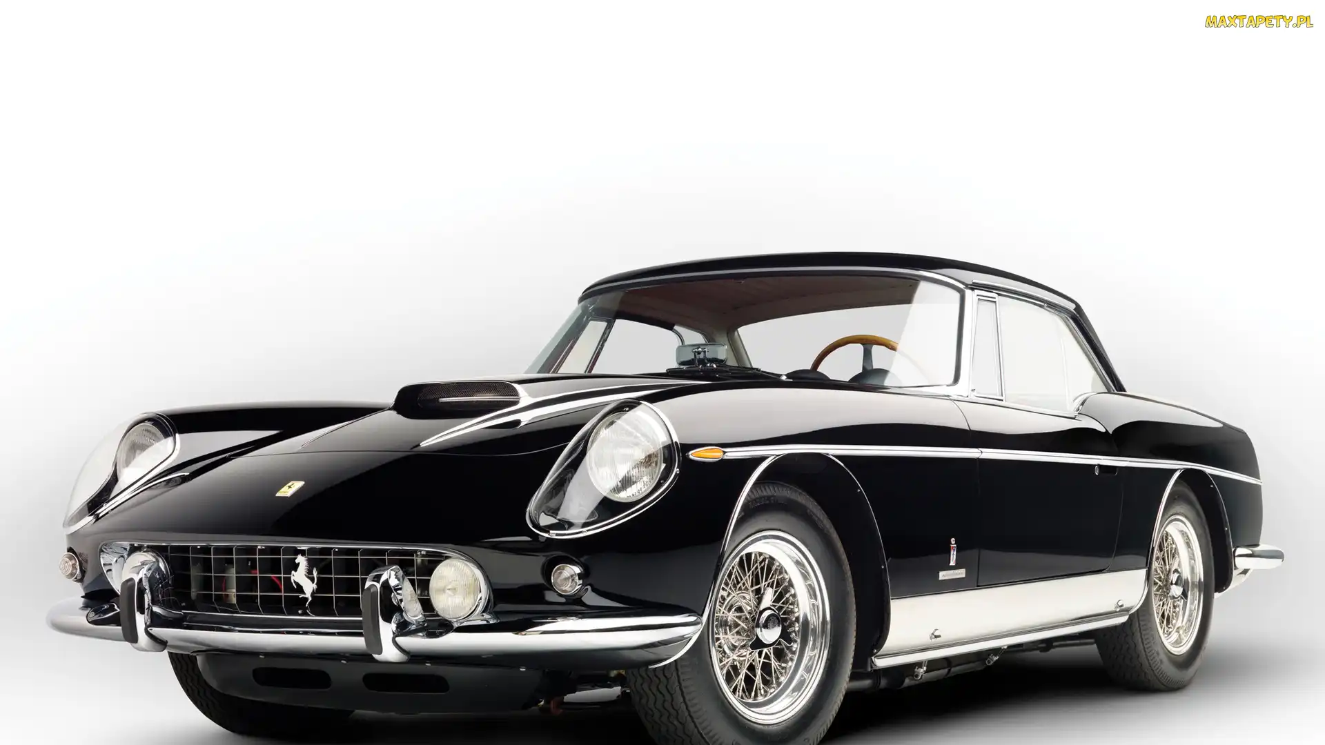 Retro, Samochód, Ferrari 400, Kabriolet