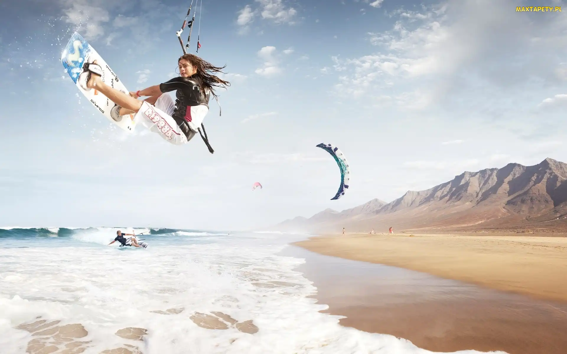 Latawiec, Deska, Kitesurferzy