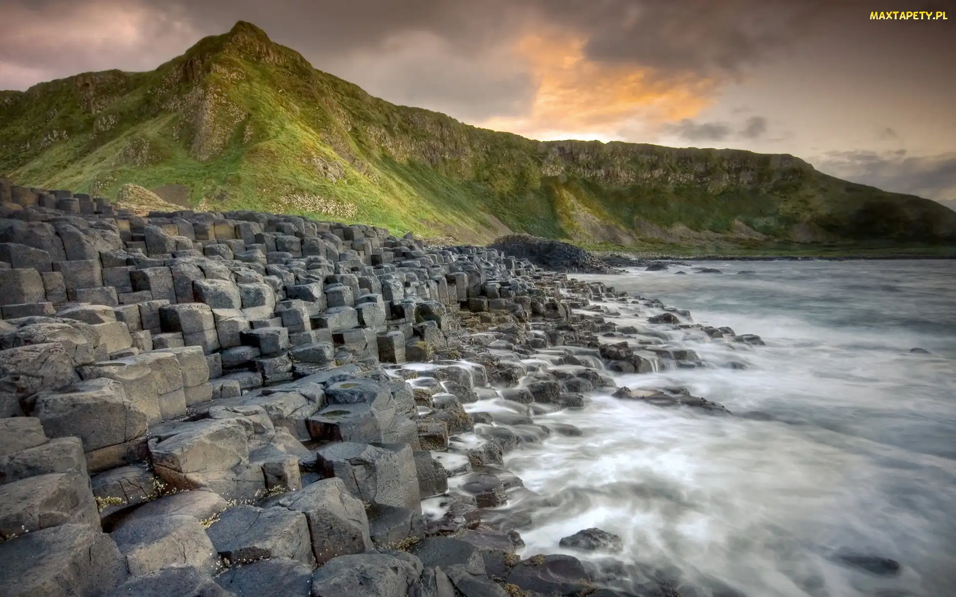 Wzgórza, Wybrzeże, Skaliste, Morze, Irlandia