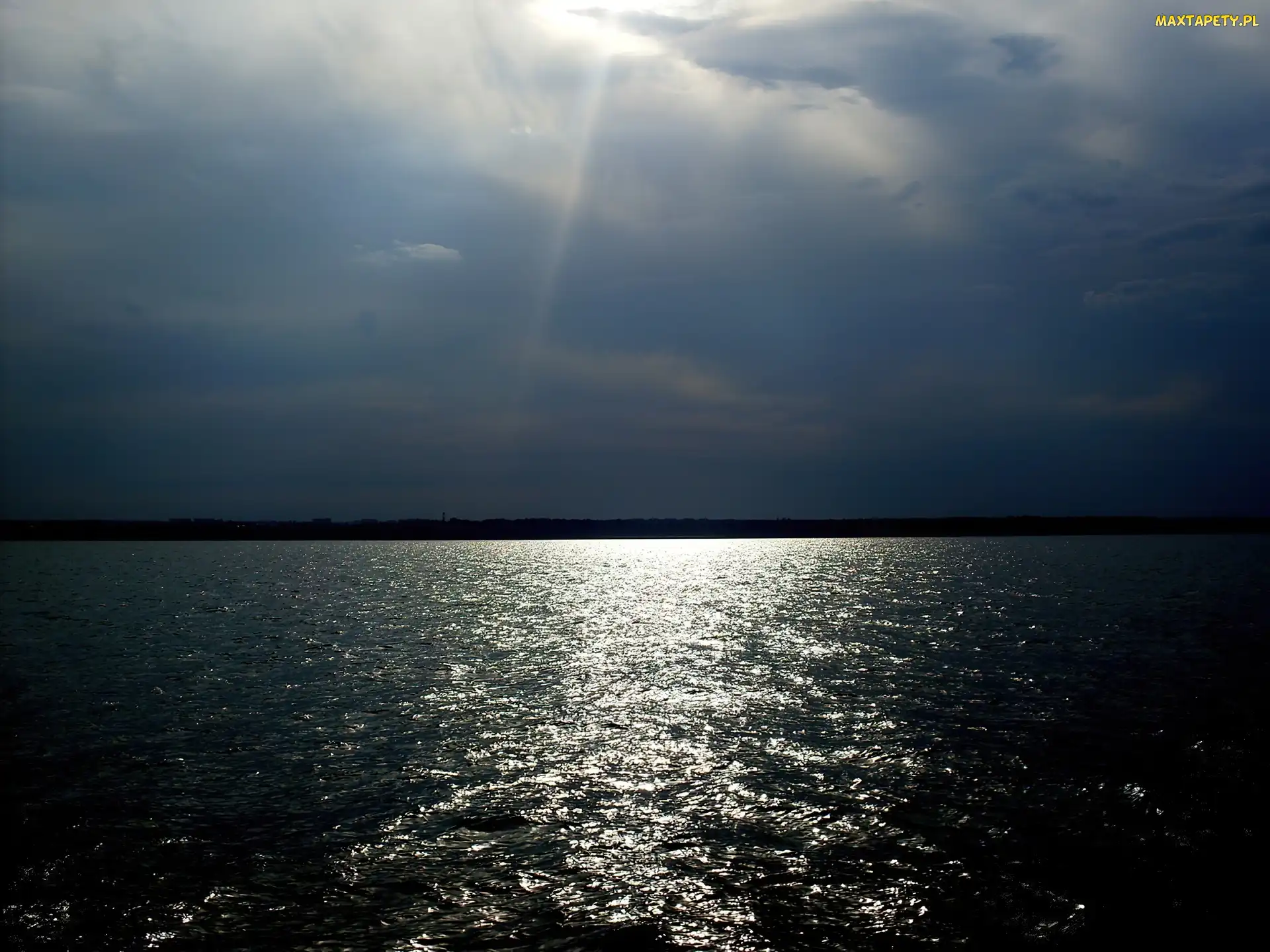 Promienie, Słońca, Jezioro