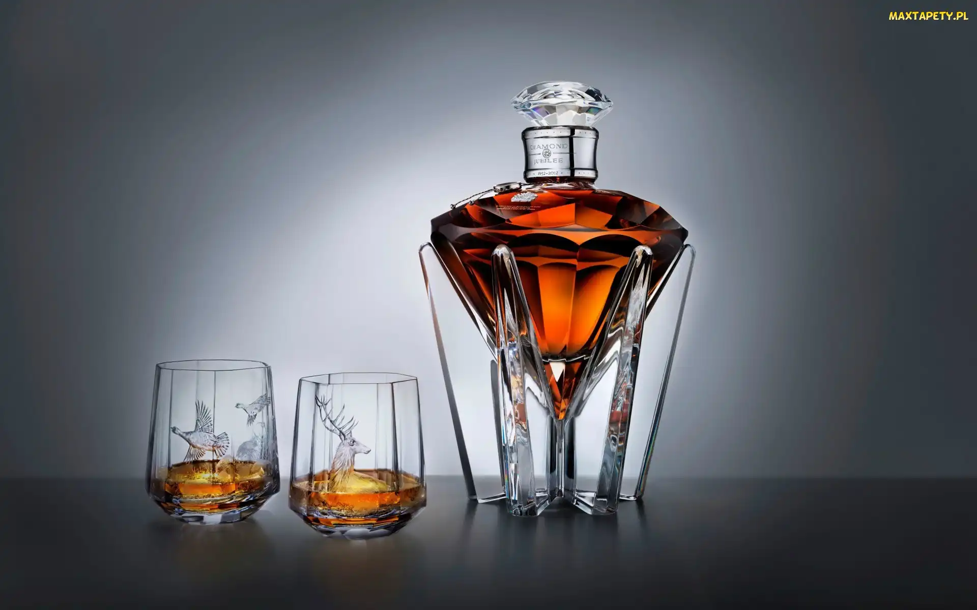 Diamond Jubilee, Szklaneczki, Whisky