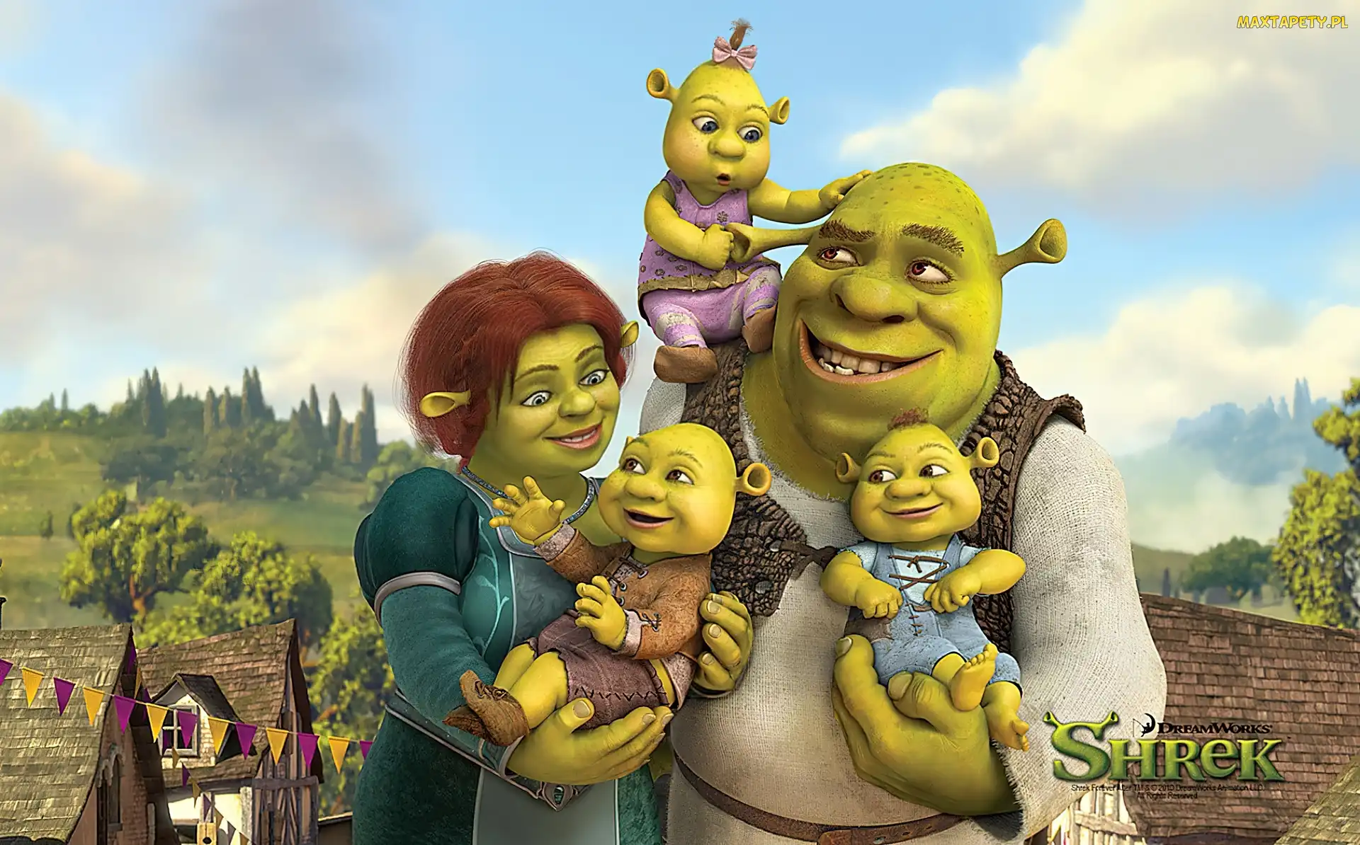 Fiona, Dzieci, Shrek