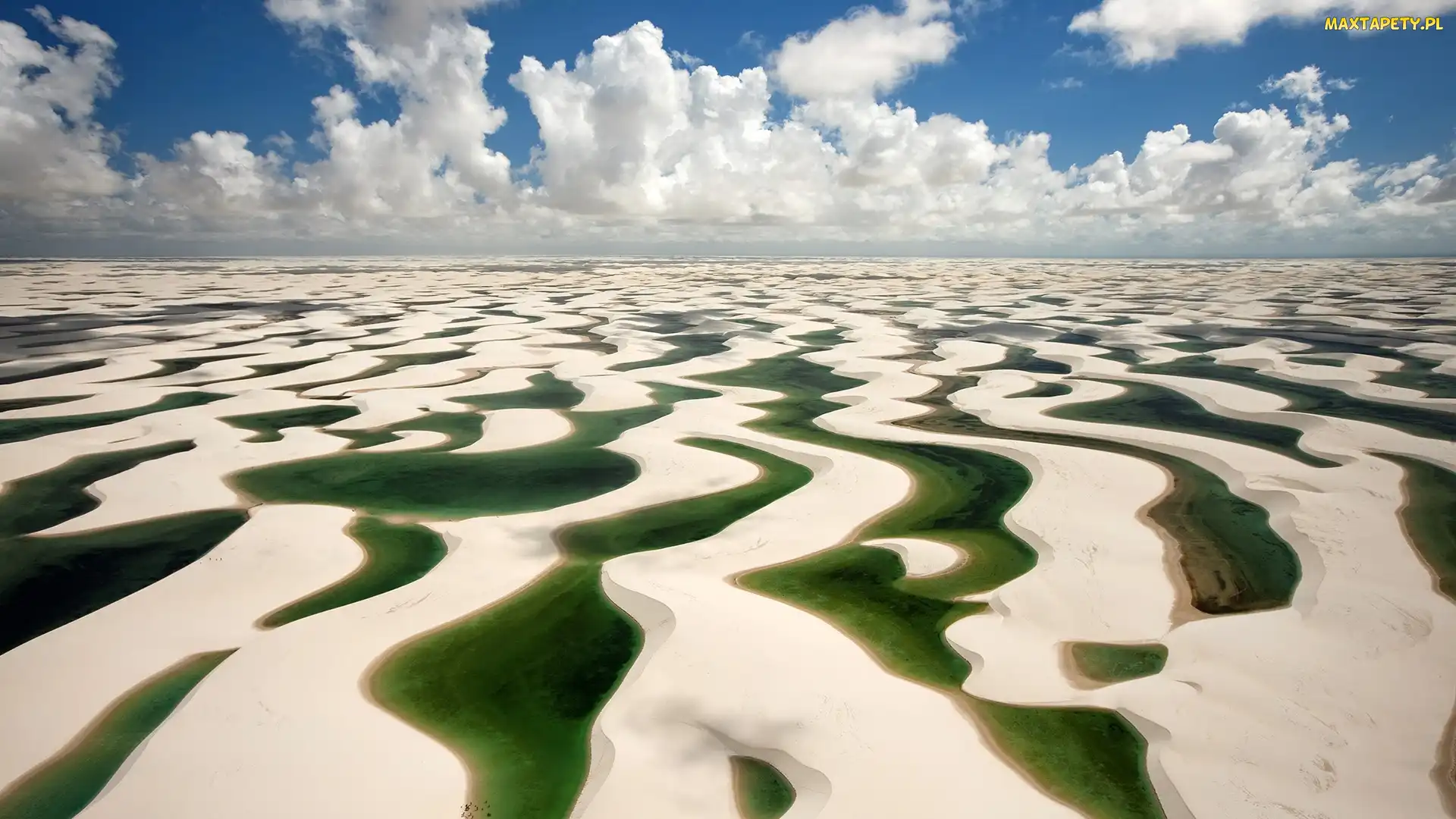 Wydmy, Lencois Maranhenes, Brazylia