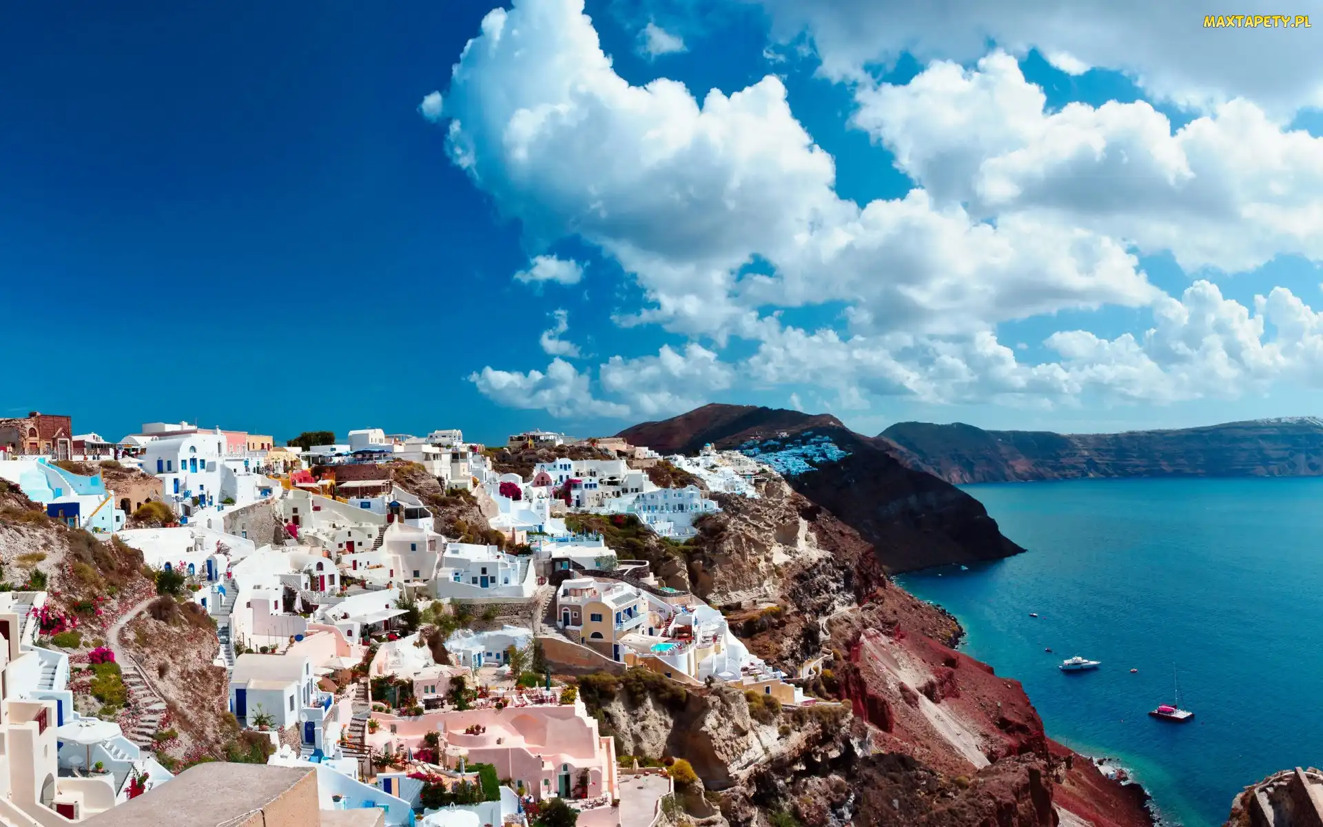 Santorini, Grecja, Panorama