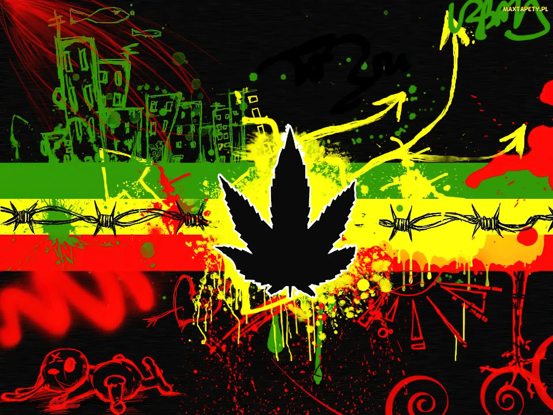 Reggae, Grafitti, Rasta
