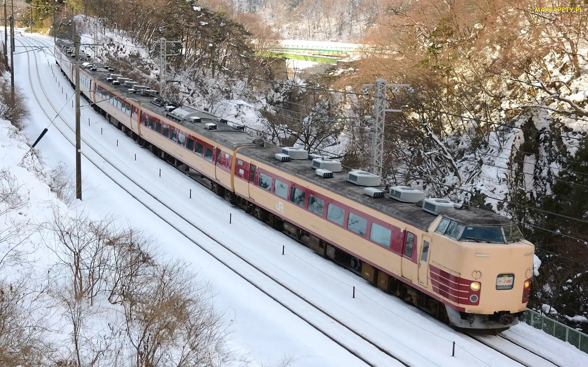 Pasażerski, Zima, Pociąg