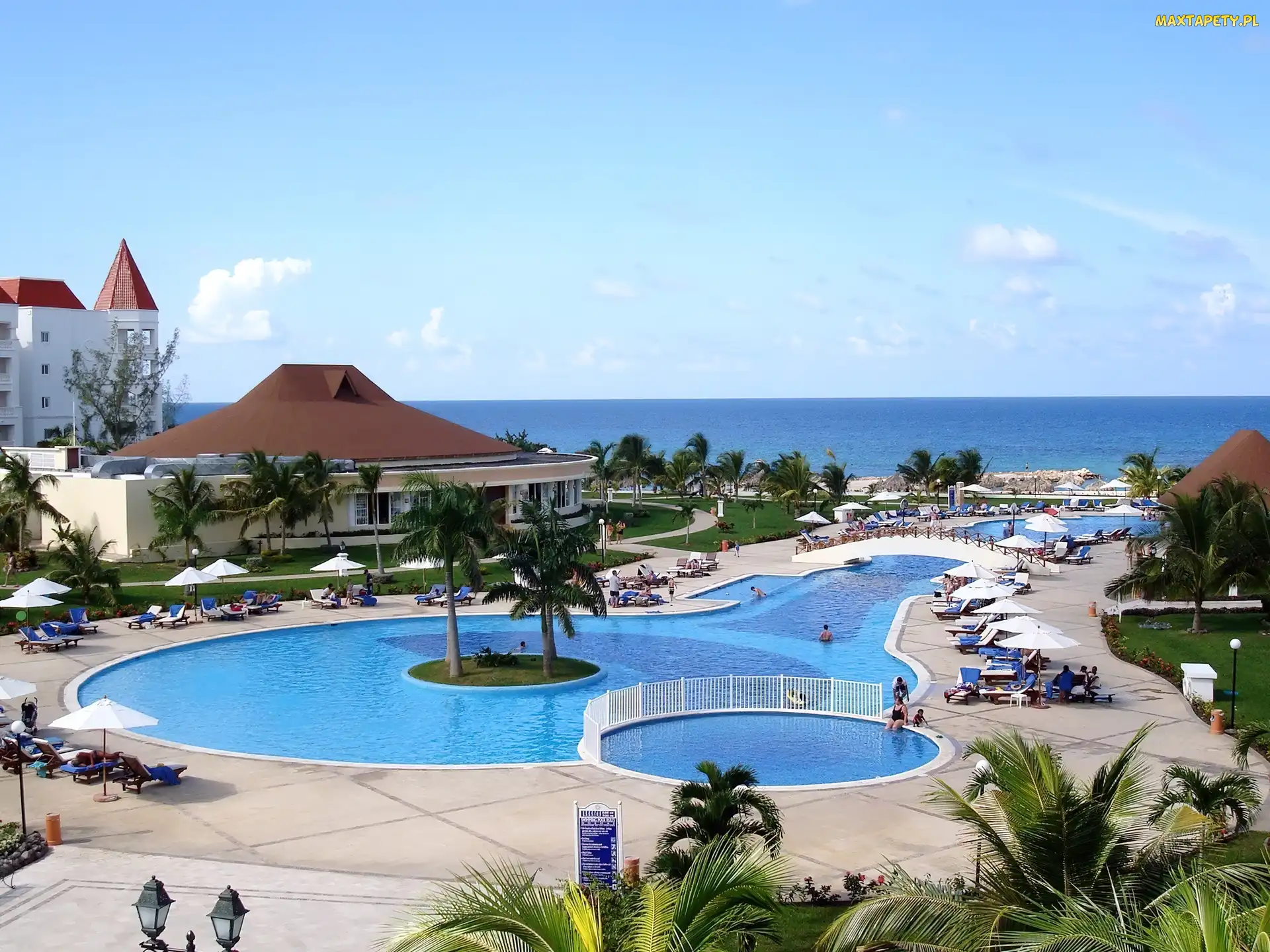 Jamajka, Ocean, Hotel, Basen