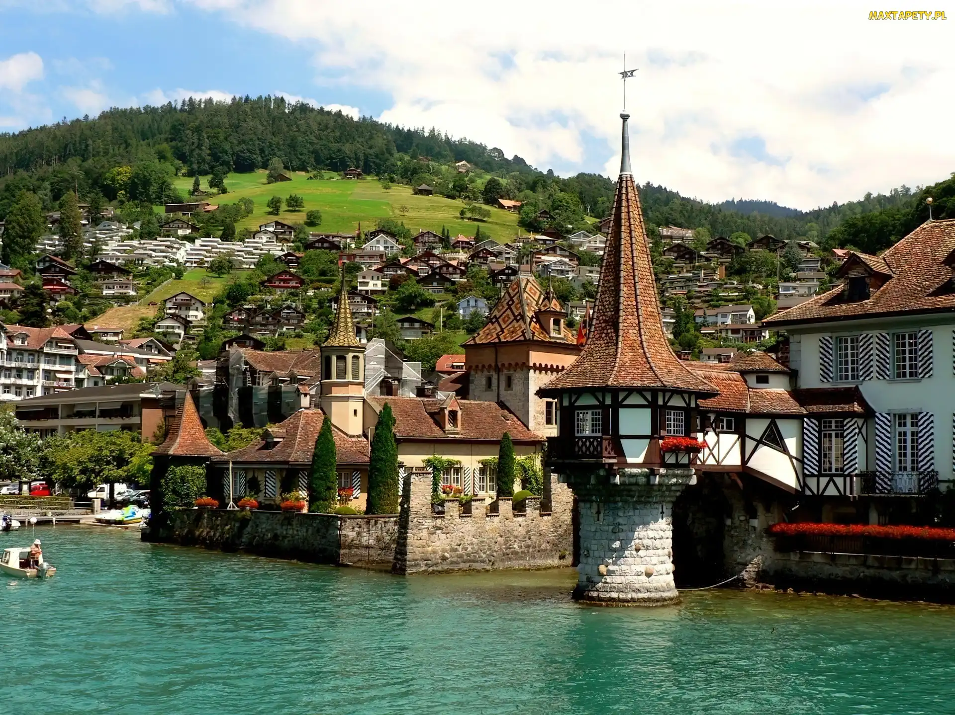 Oberhofen, Szwajcaria, Zamek
