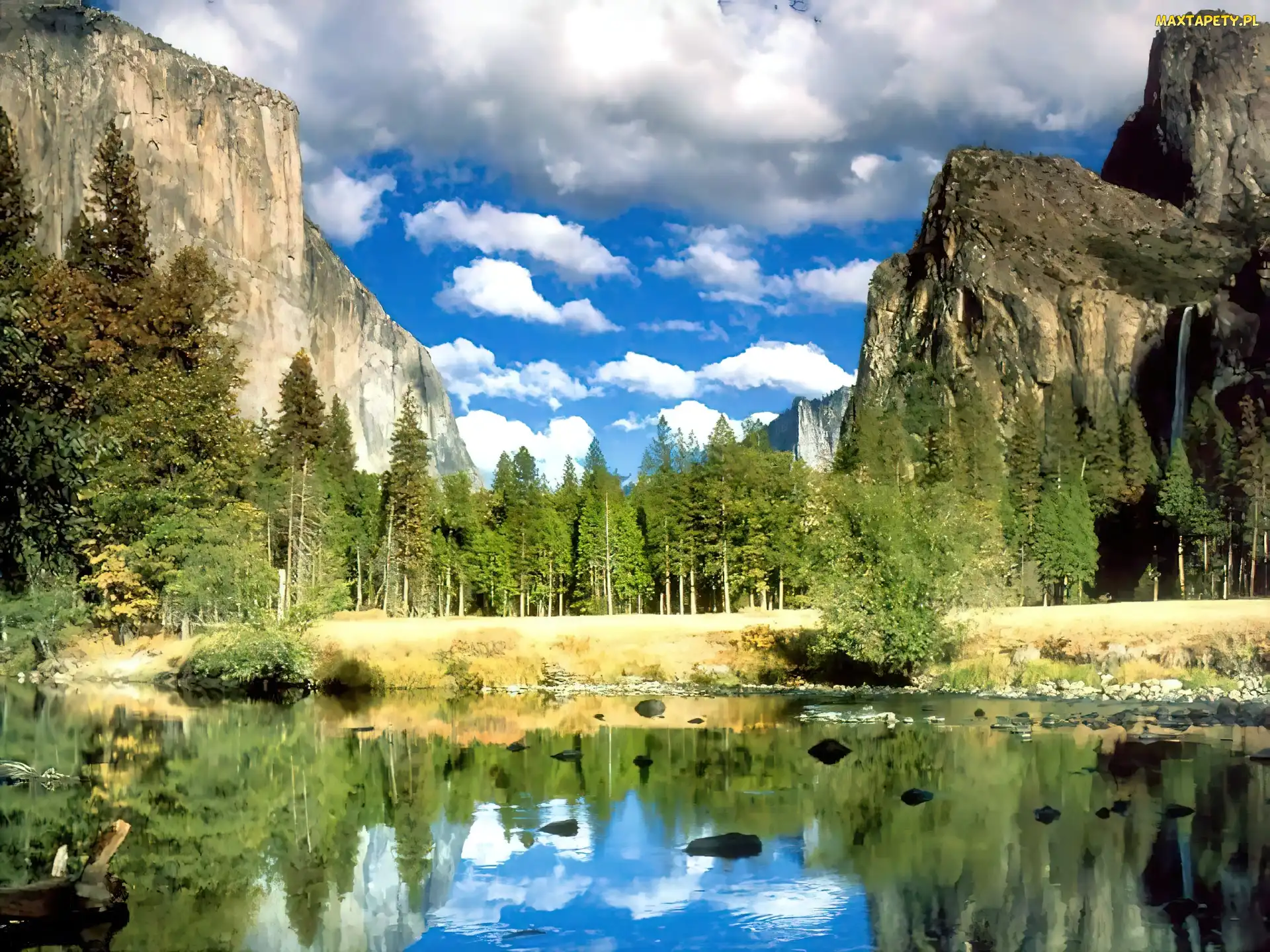 Góry, Park Narodowy Yosemite, Stany Zjednoczone, Stan Kalifornia