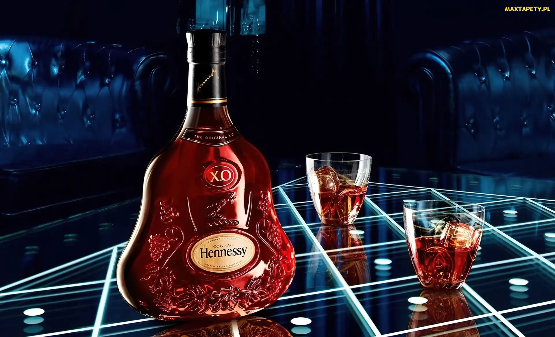 Hennessy, Szklanki, Koniak