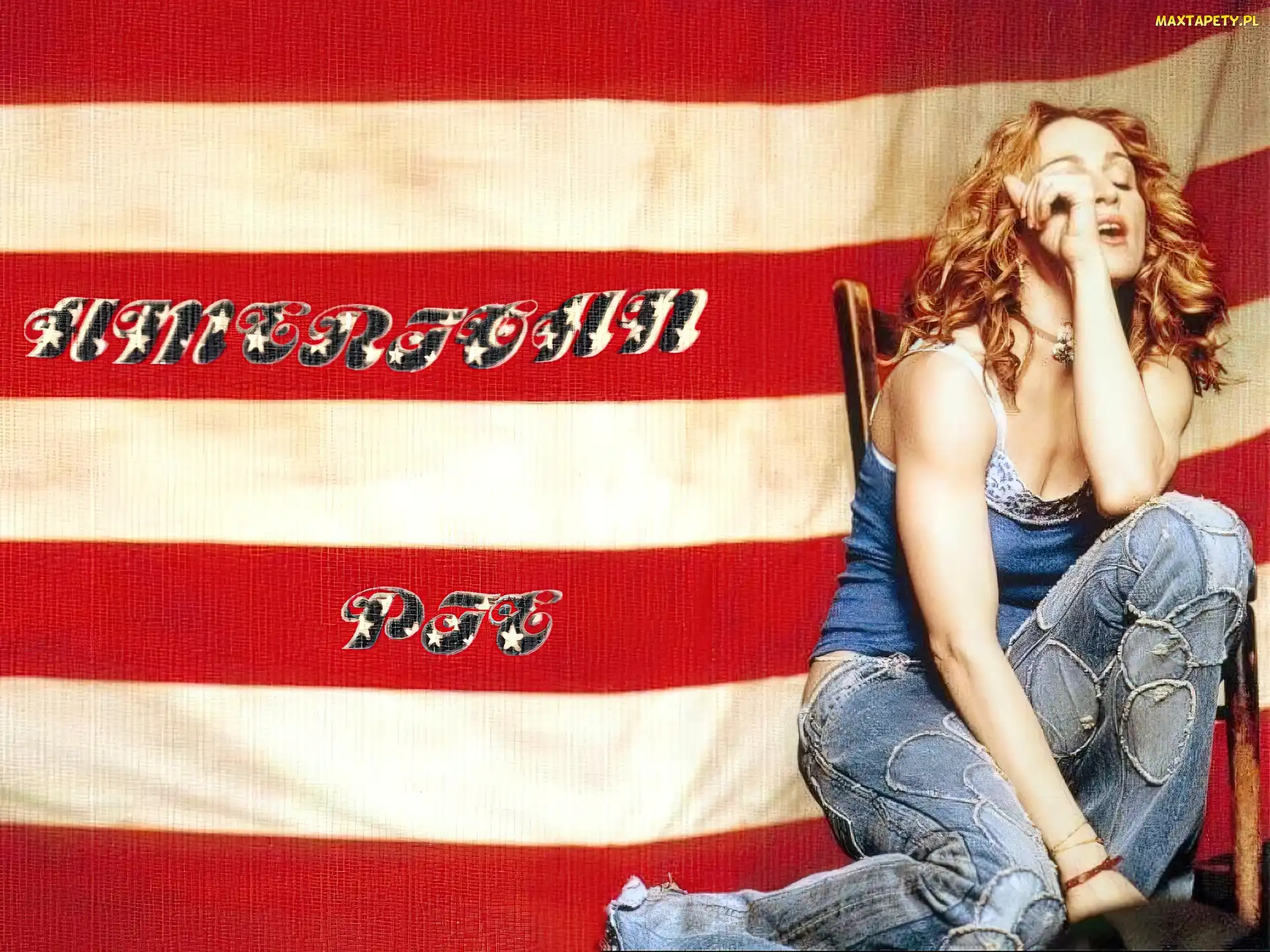 Madonna, flaga, American pjl