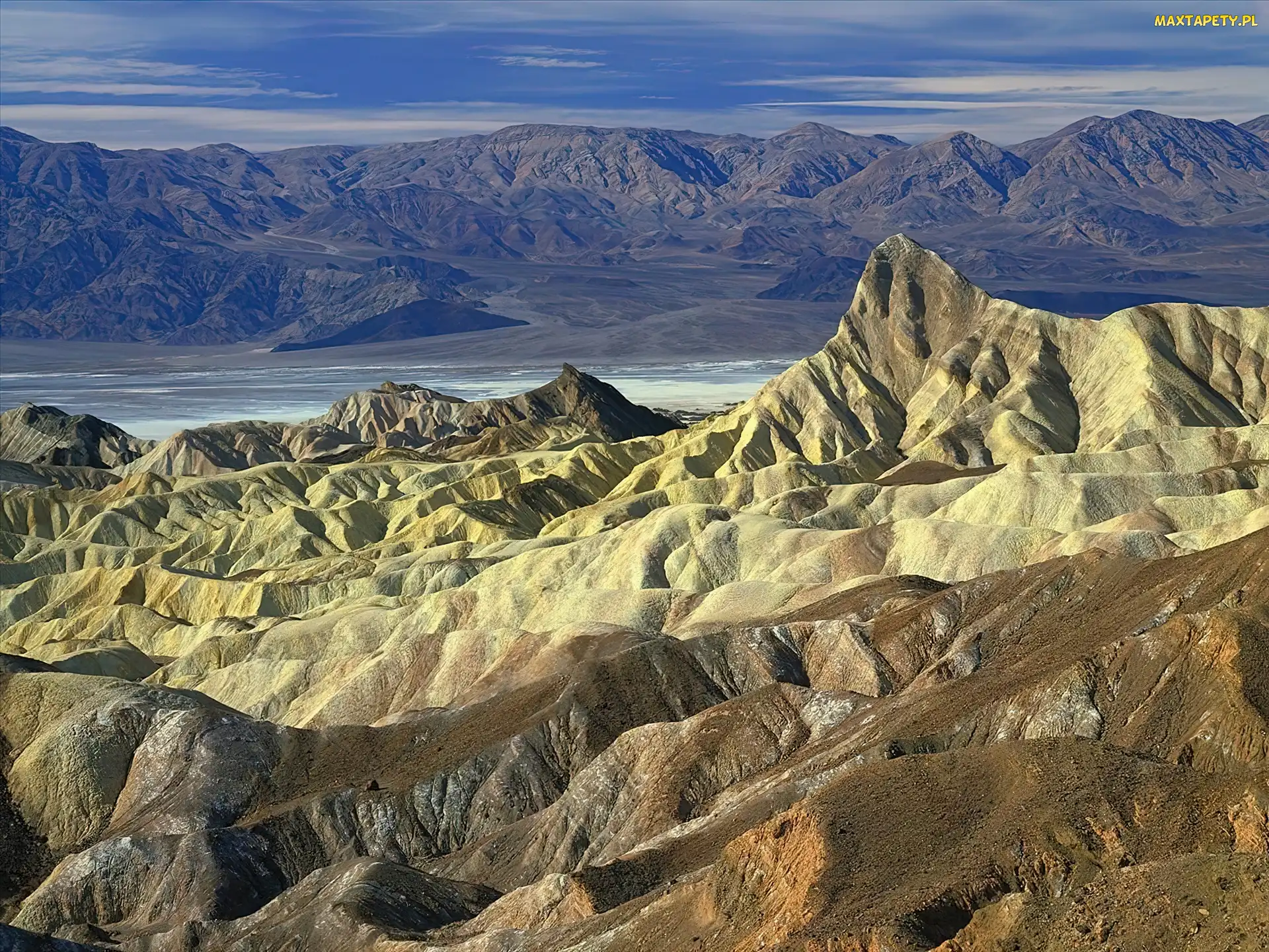 Góry, Point, Narodowy, Zabriskie, Park