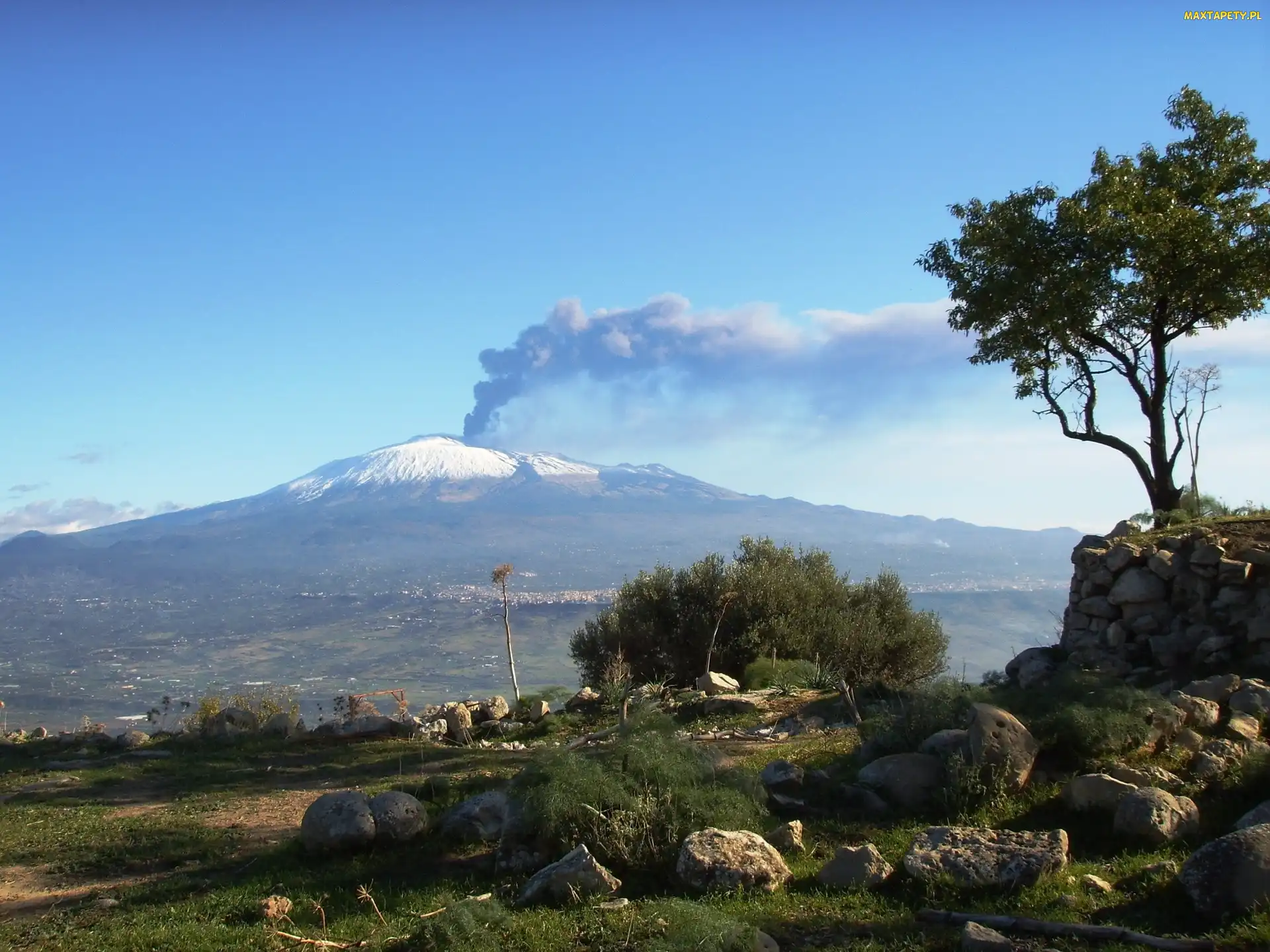 Wulkan, Etna, Krajobraz