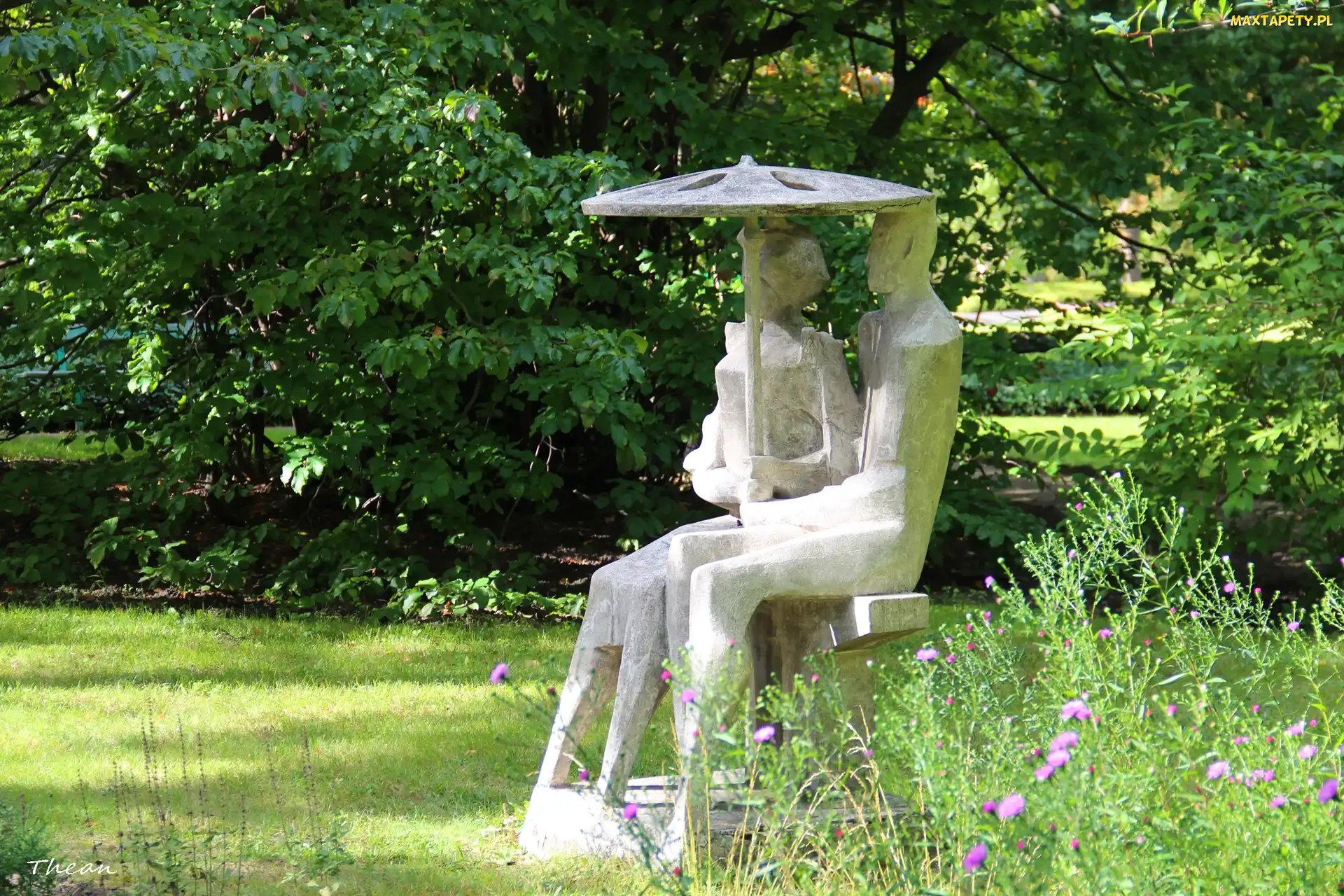 Poznań, Botaniczny, Rzeźba, Ogród