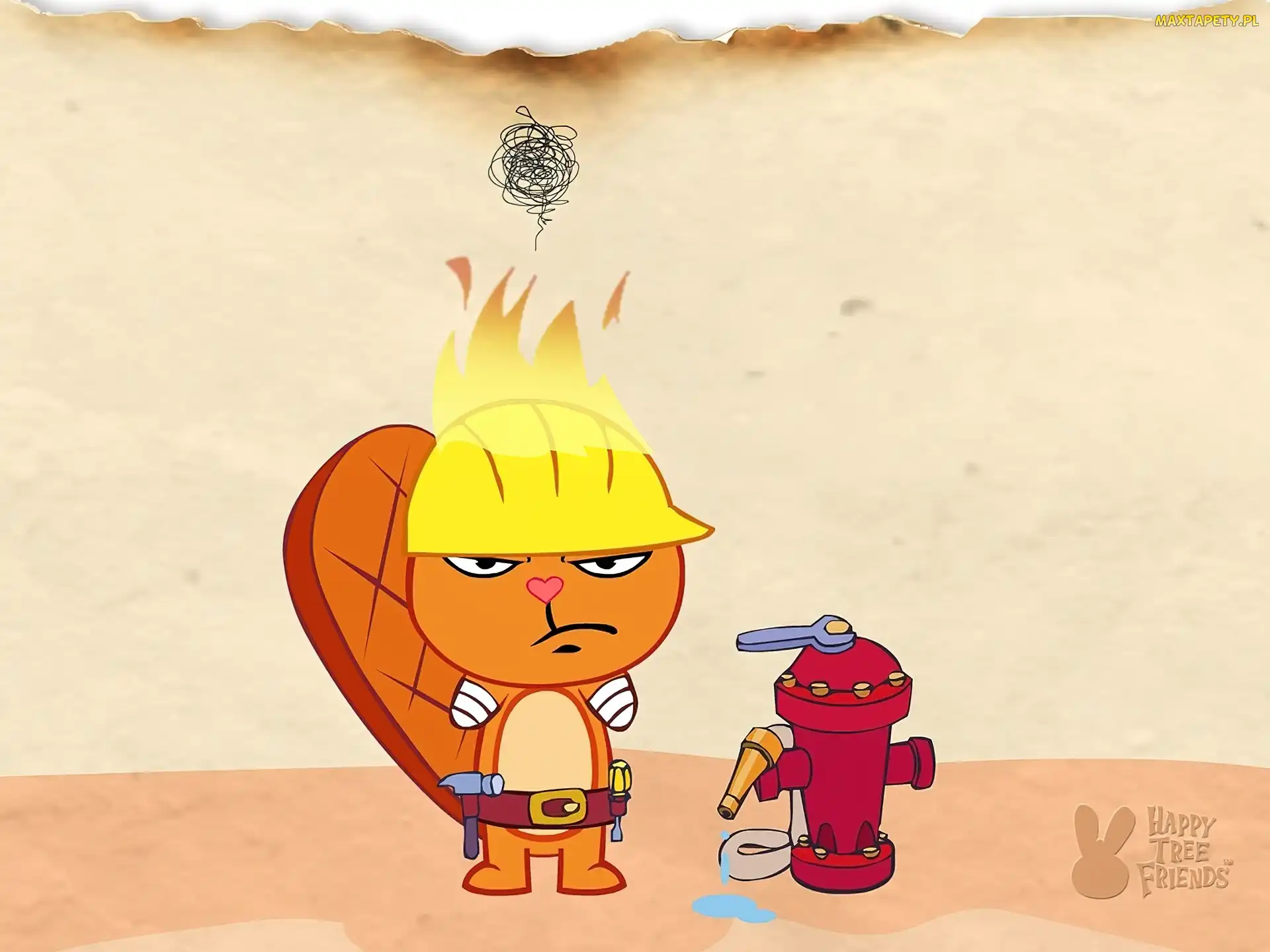 Happy Tree Friends, Hydrant, Handy, Przyjaciele z wesołego lasu