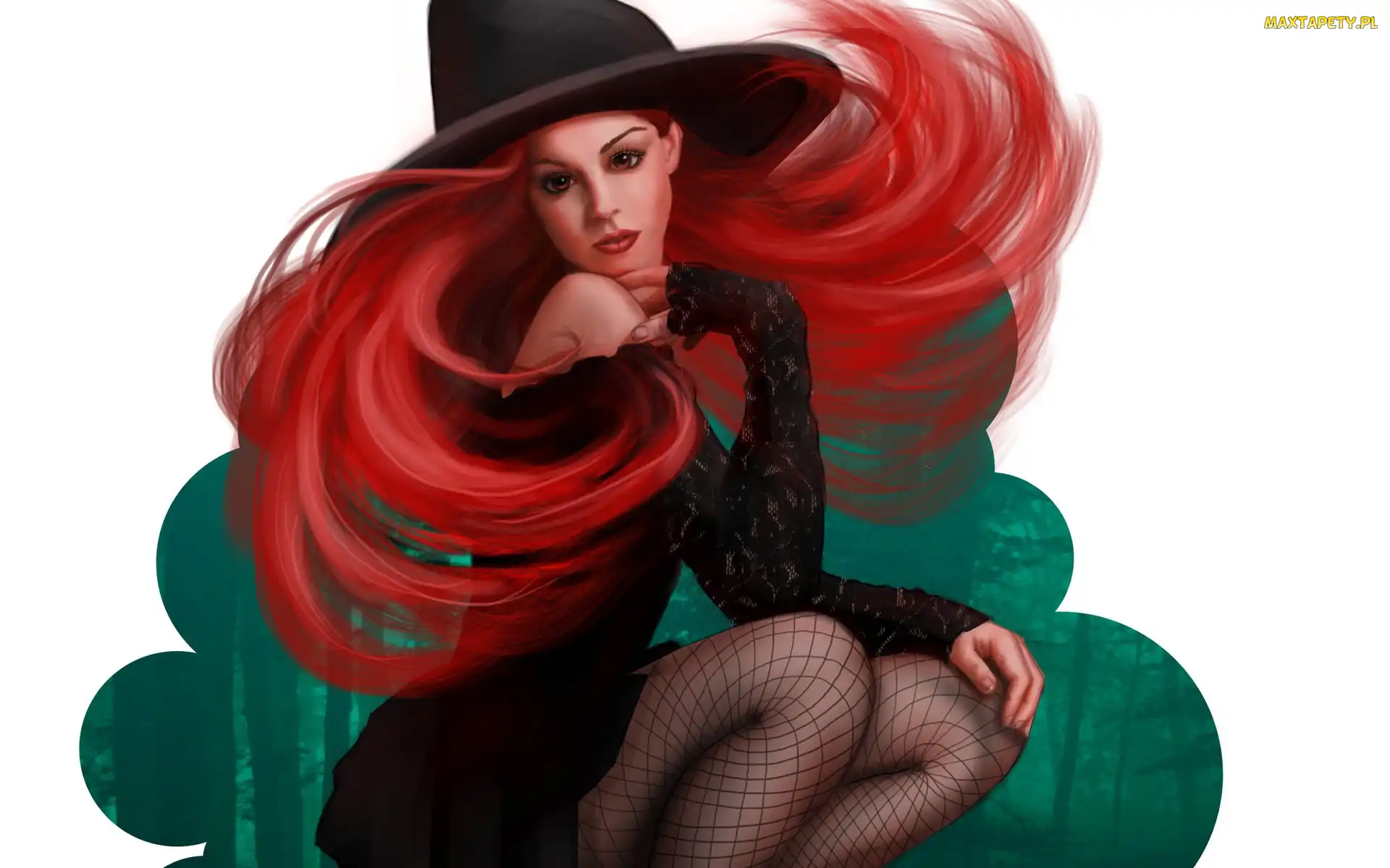 Halloween, Włosy, Dziewczyna, Rude