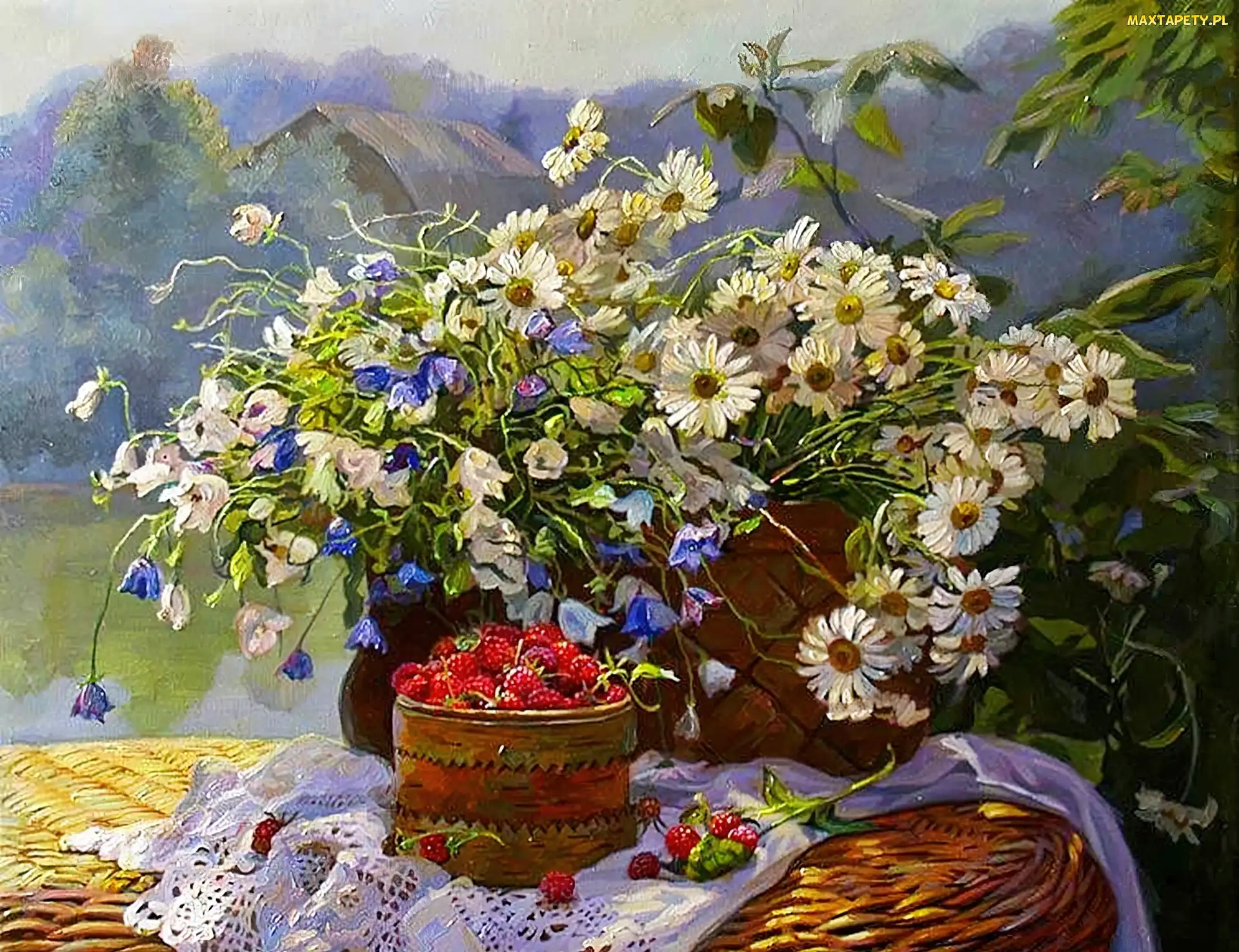 Kwiaty, Natura, Martwa, Bukiet