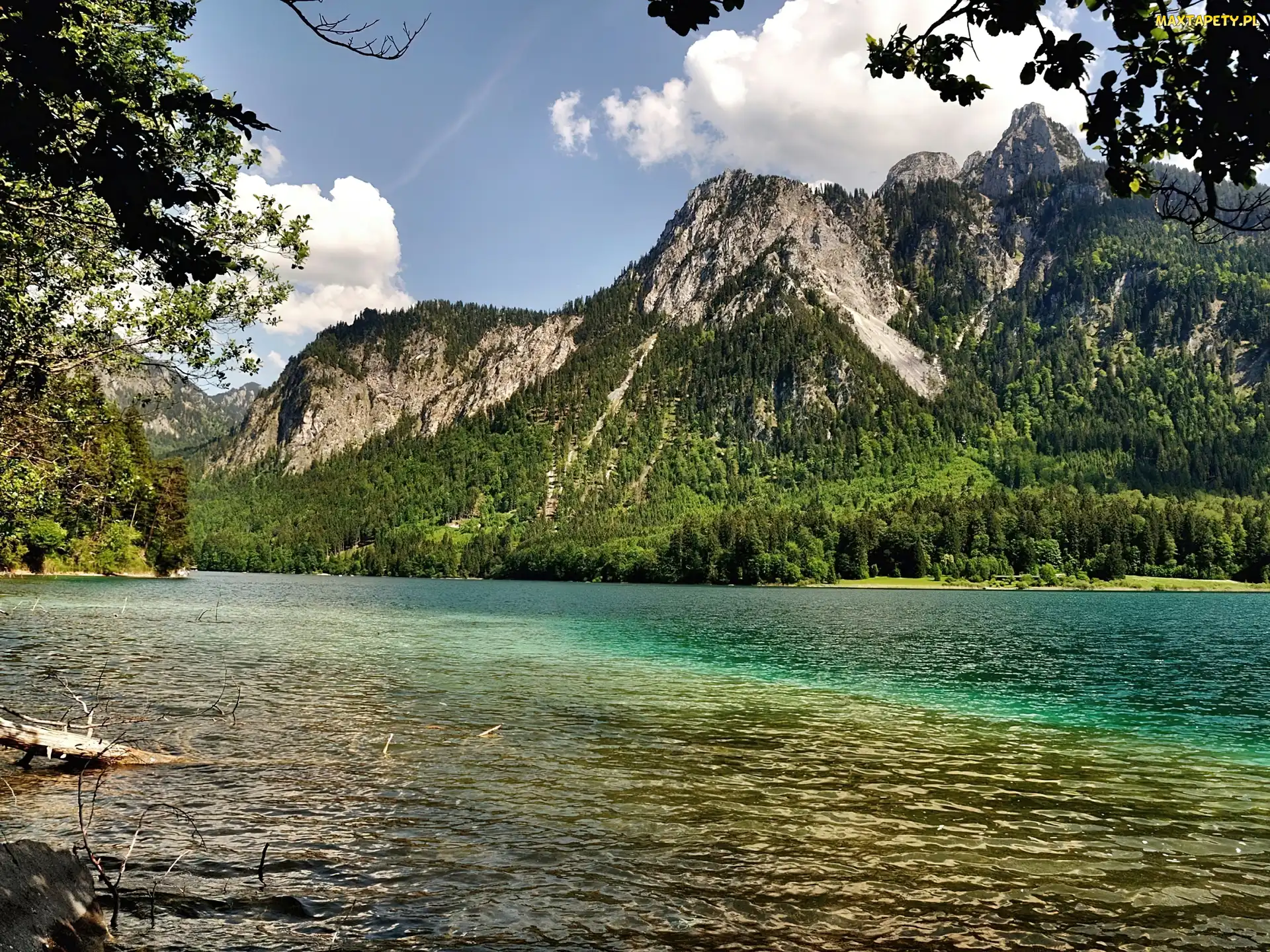 Las, Rzeka, Góry